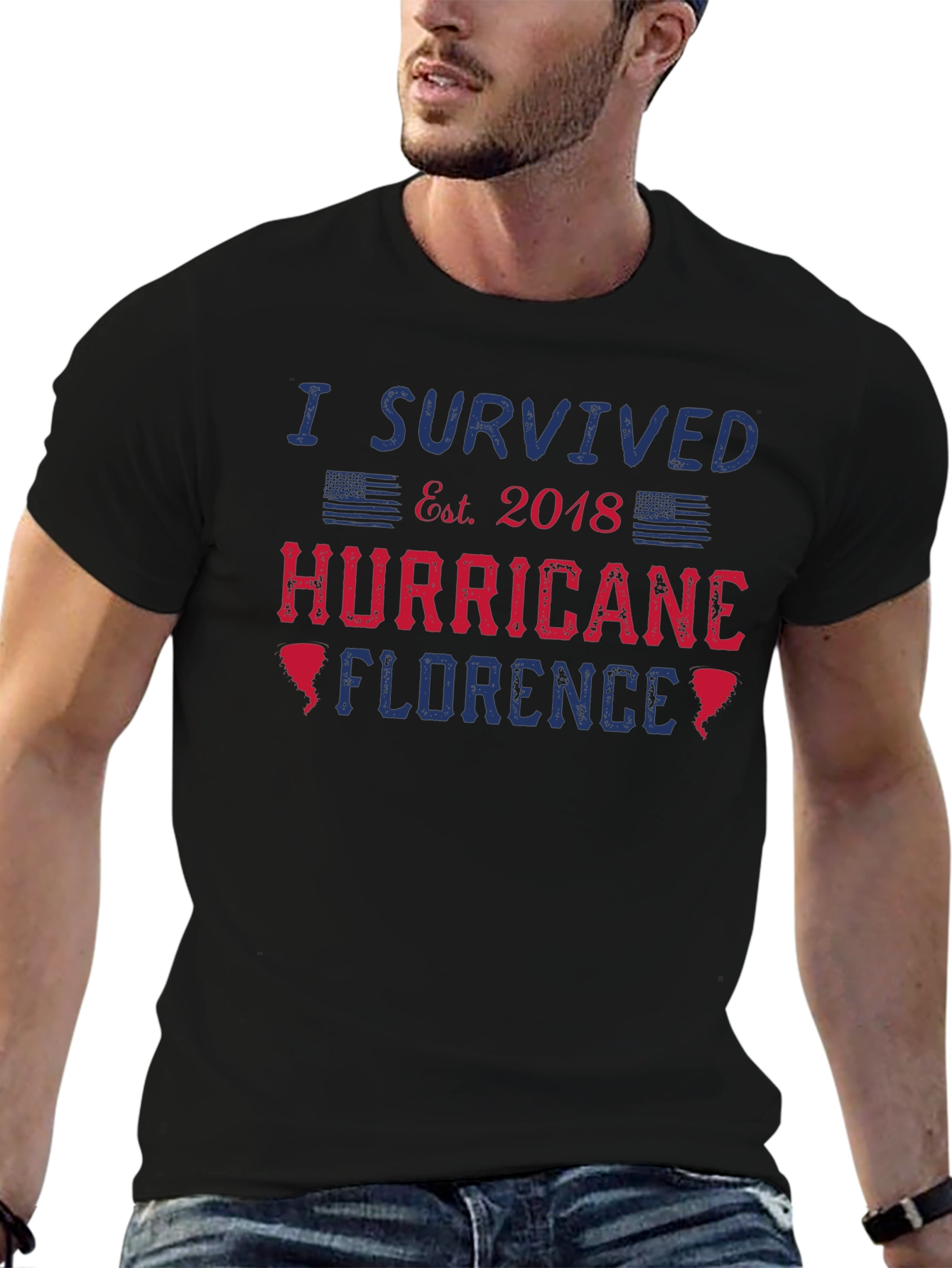I Survived Hurricane Florence 2018 Graphic Tee