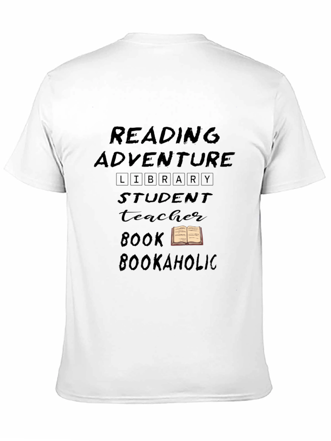 Reading Adventure Black T-Shirt