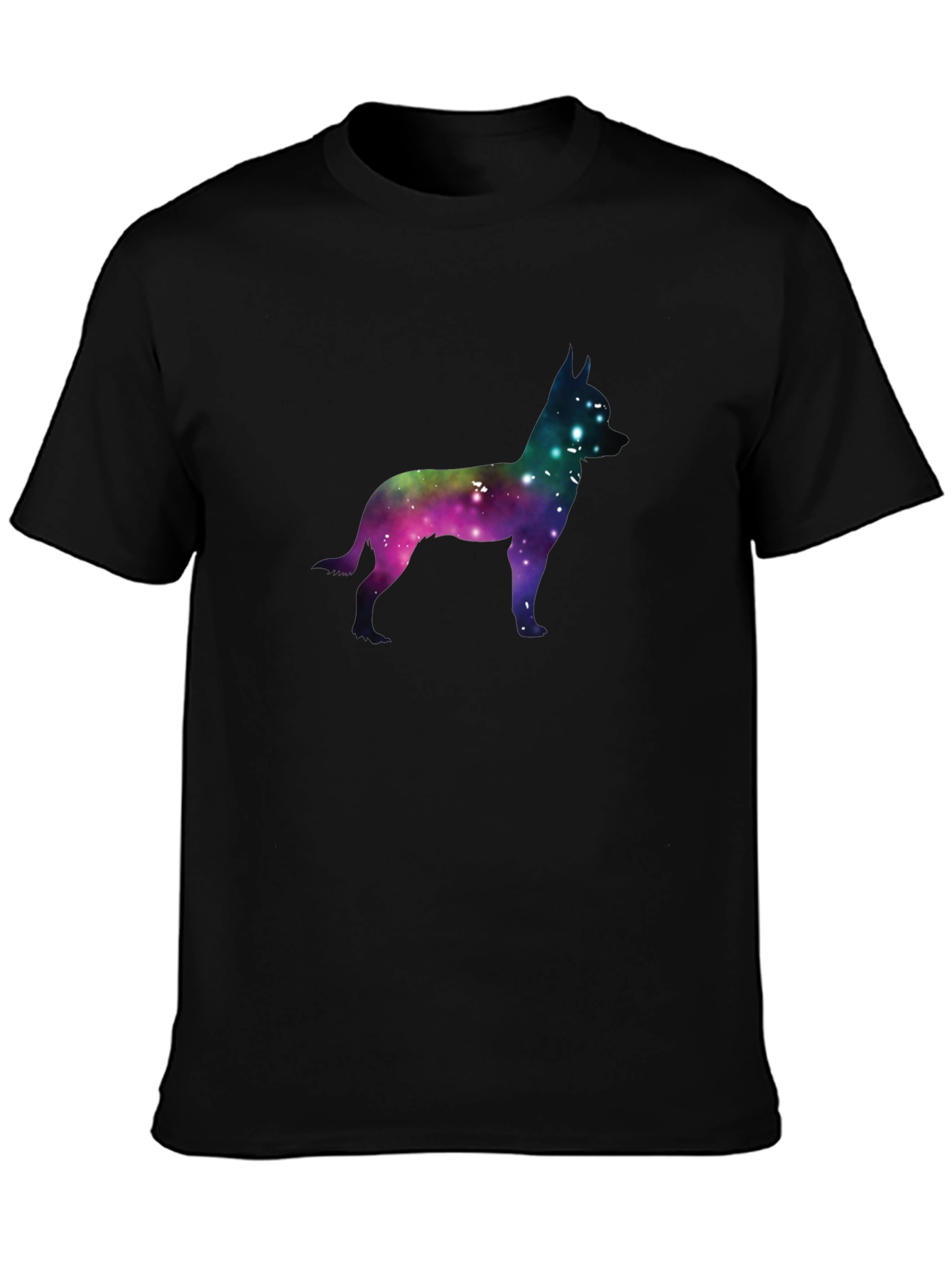 Galaxy Dog Graphic T-Shirt