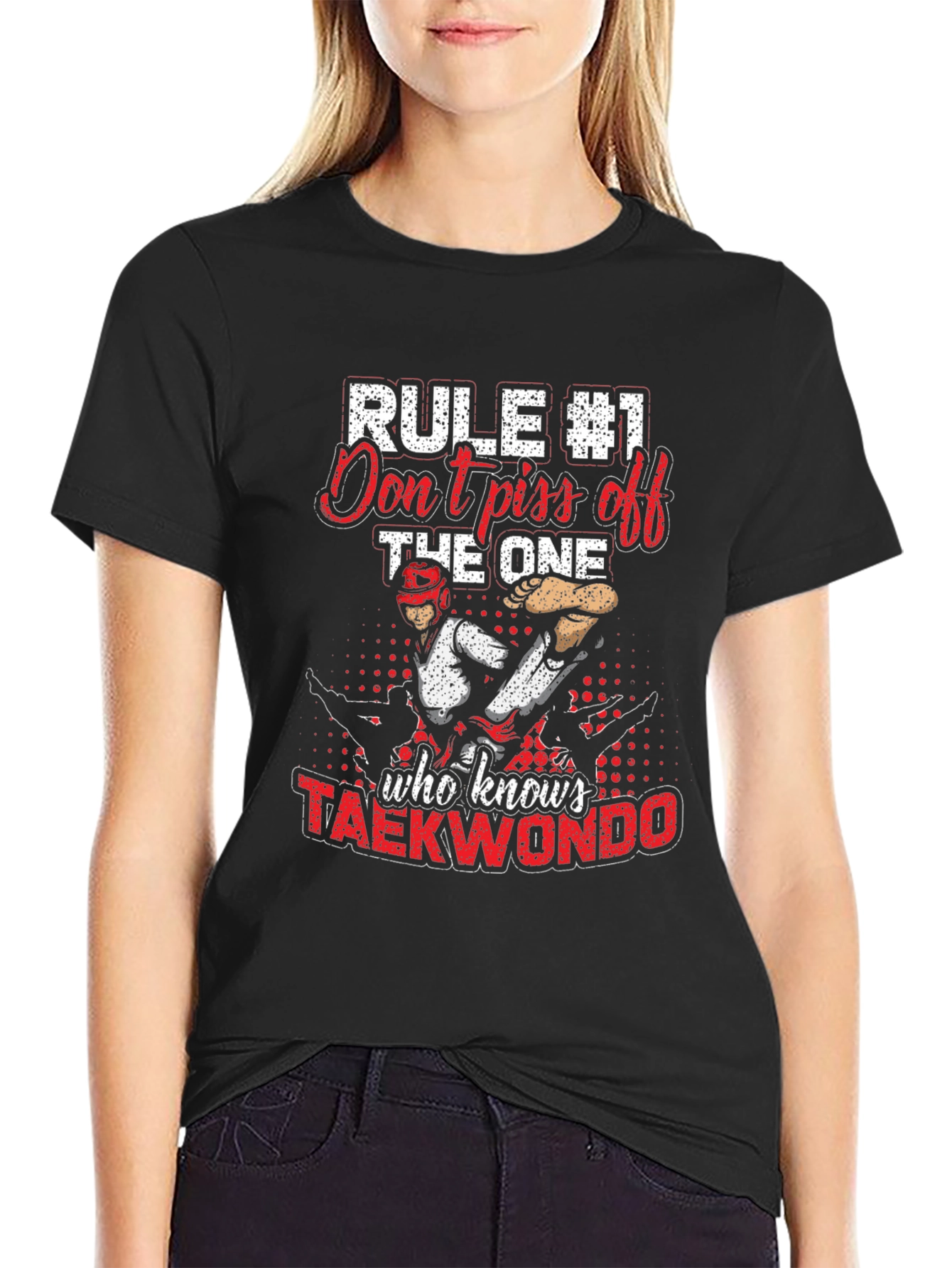 Taekwondo Graphic T-Shirt - Rule #1