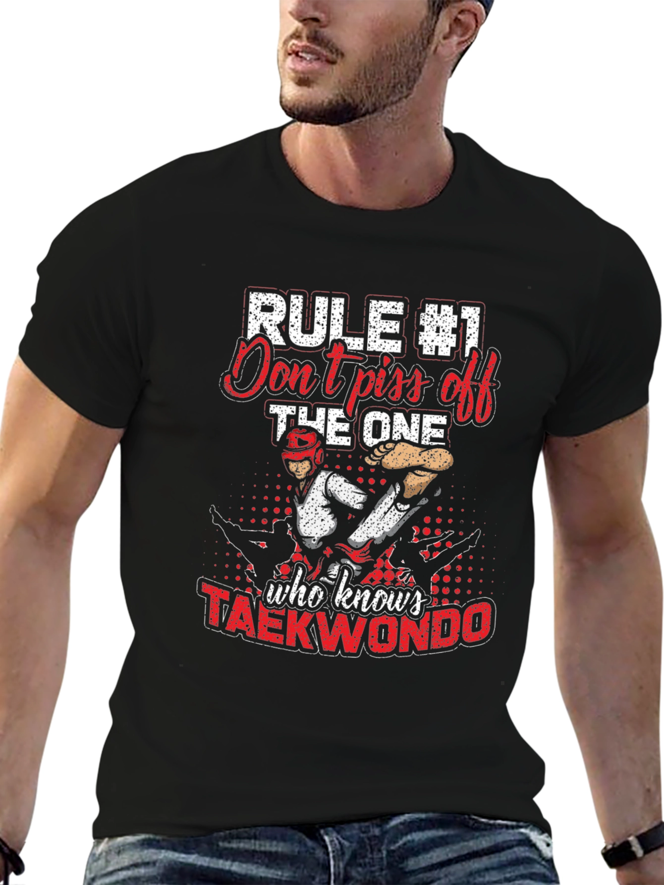 Taekwondo Graphic T-Shirt - Rule #1