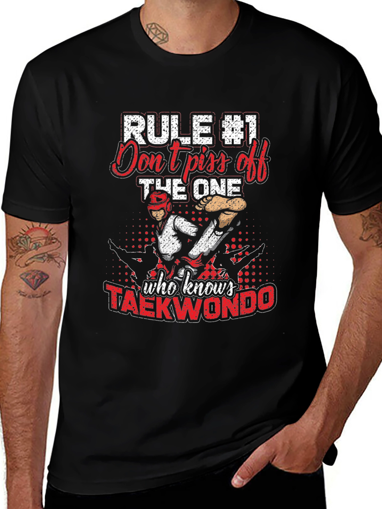 Taekwondo Graphic T-Shirt - Rule #1