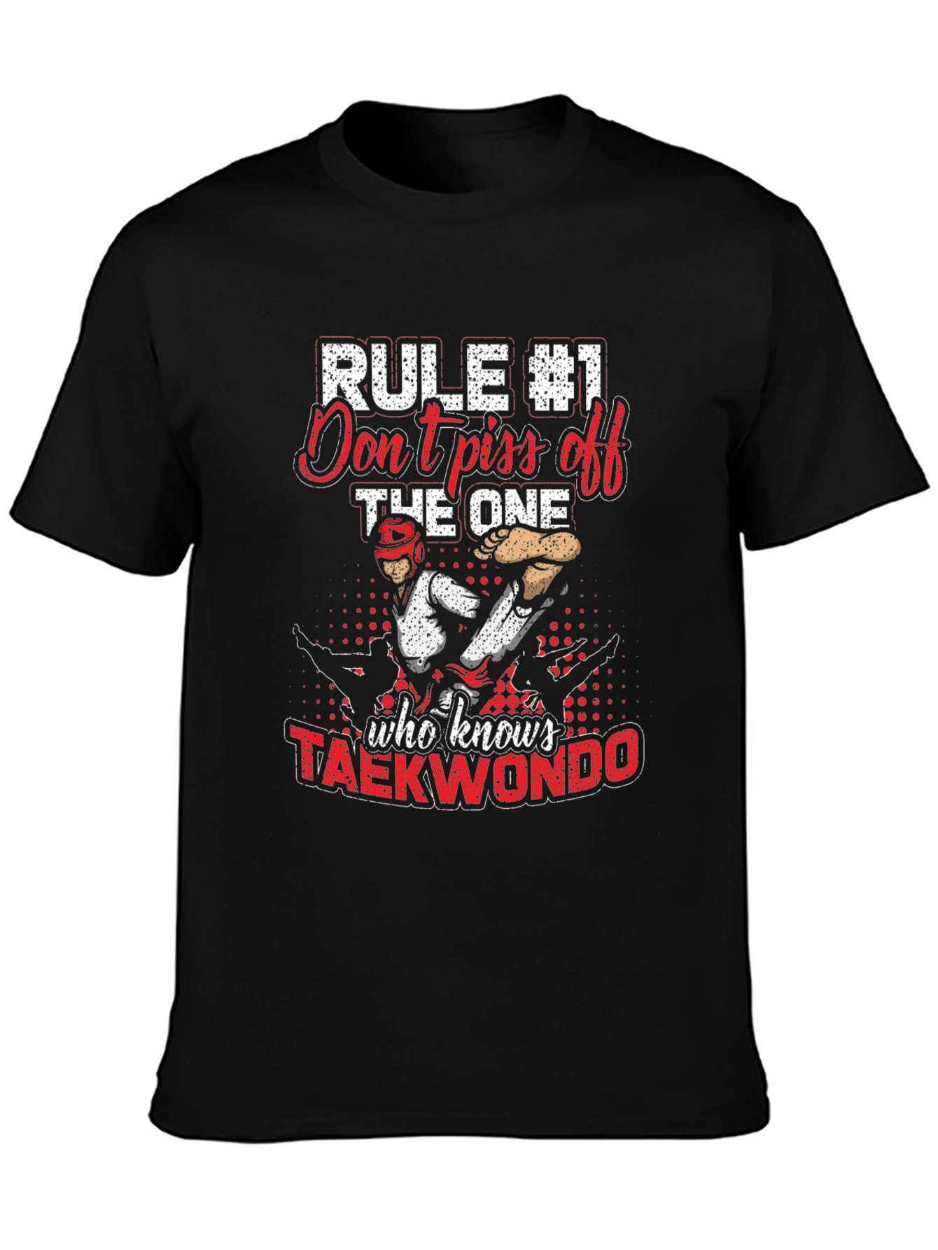 Taekwondo Graphic T-Shirt - Rule #1