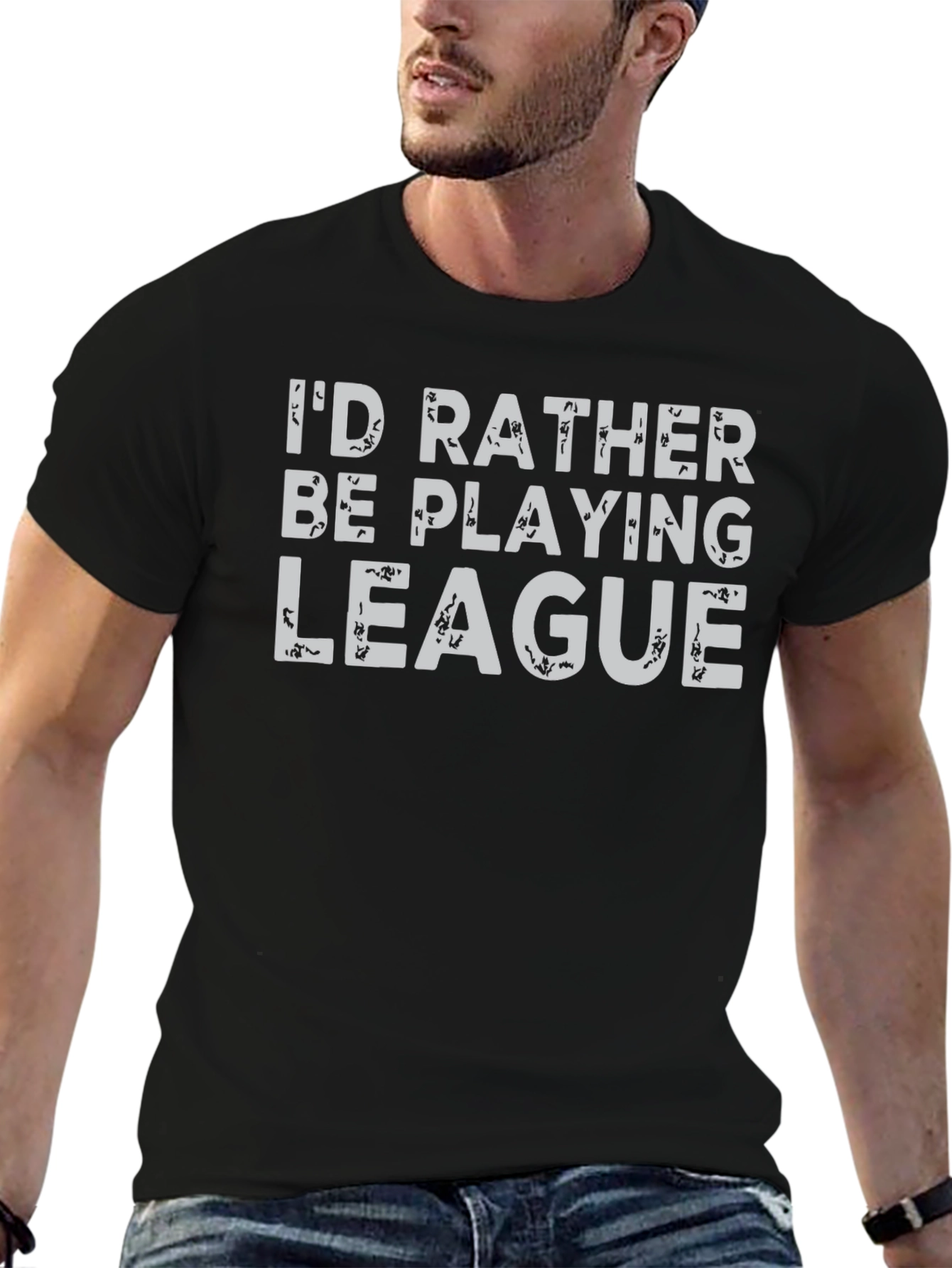 Id Rather Be Playing League T-Shirt - Gamer Apparel