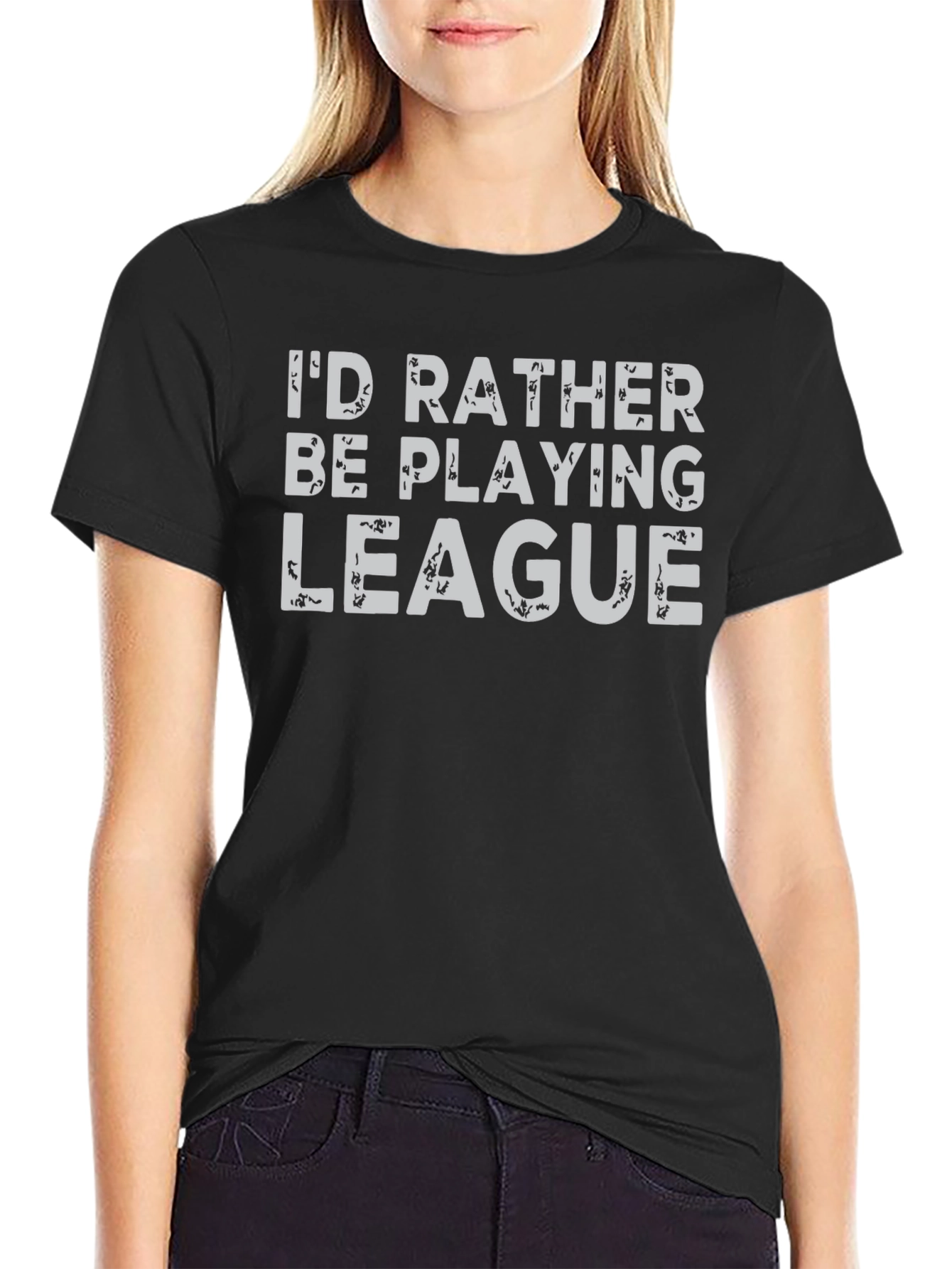 Id Rather Be Playing League T-Shirt - Gamer Apparel
