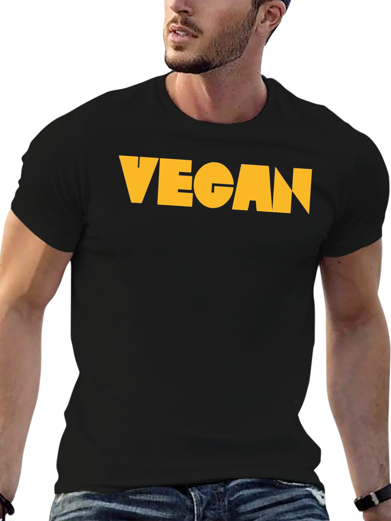 Vegan Graphic Tee - Bold Statement T-Shirt