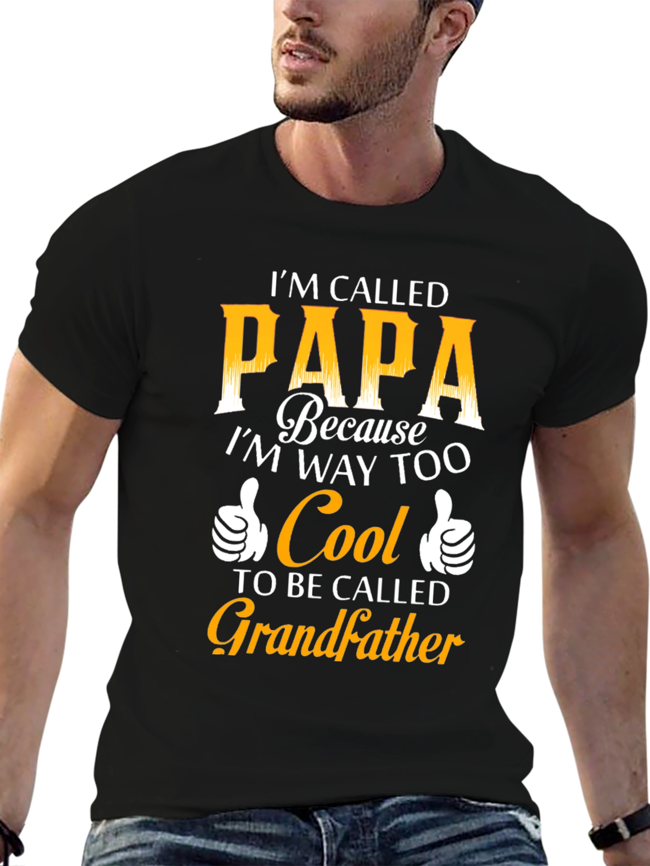 Cool Papa T-Shirt: Too Cool for Grandfather