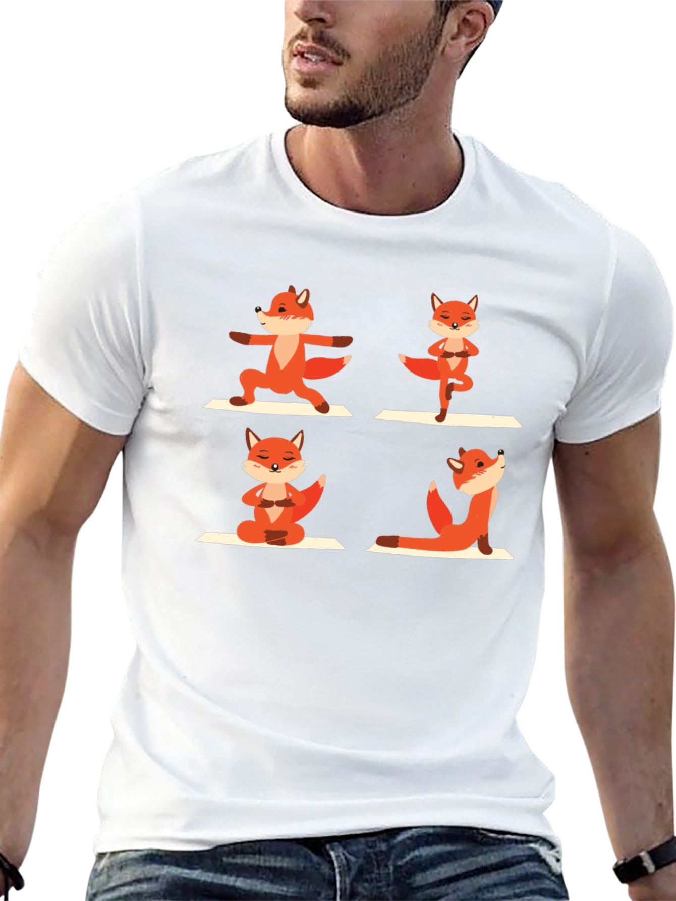 Yoga Fox Graphic Tee