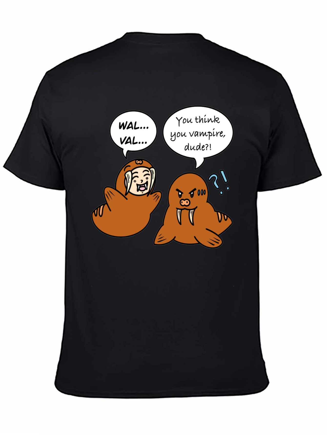 Walrus Vampire Graphic Tee