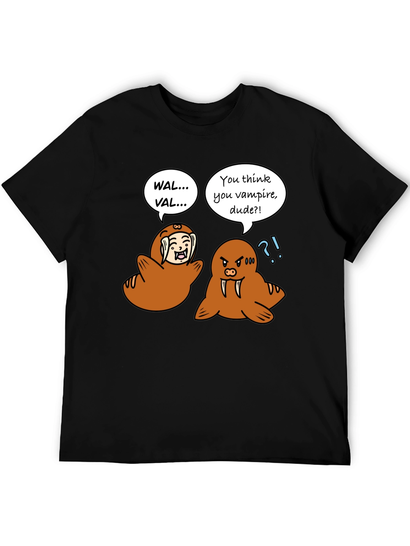 Walrus Vampire Graphic Tee