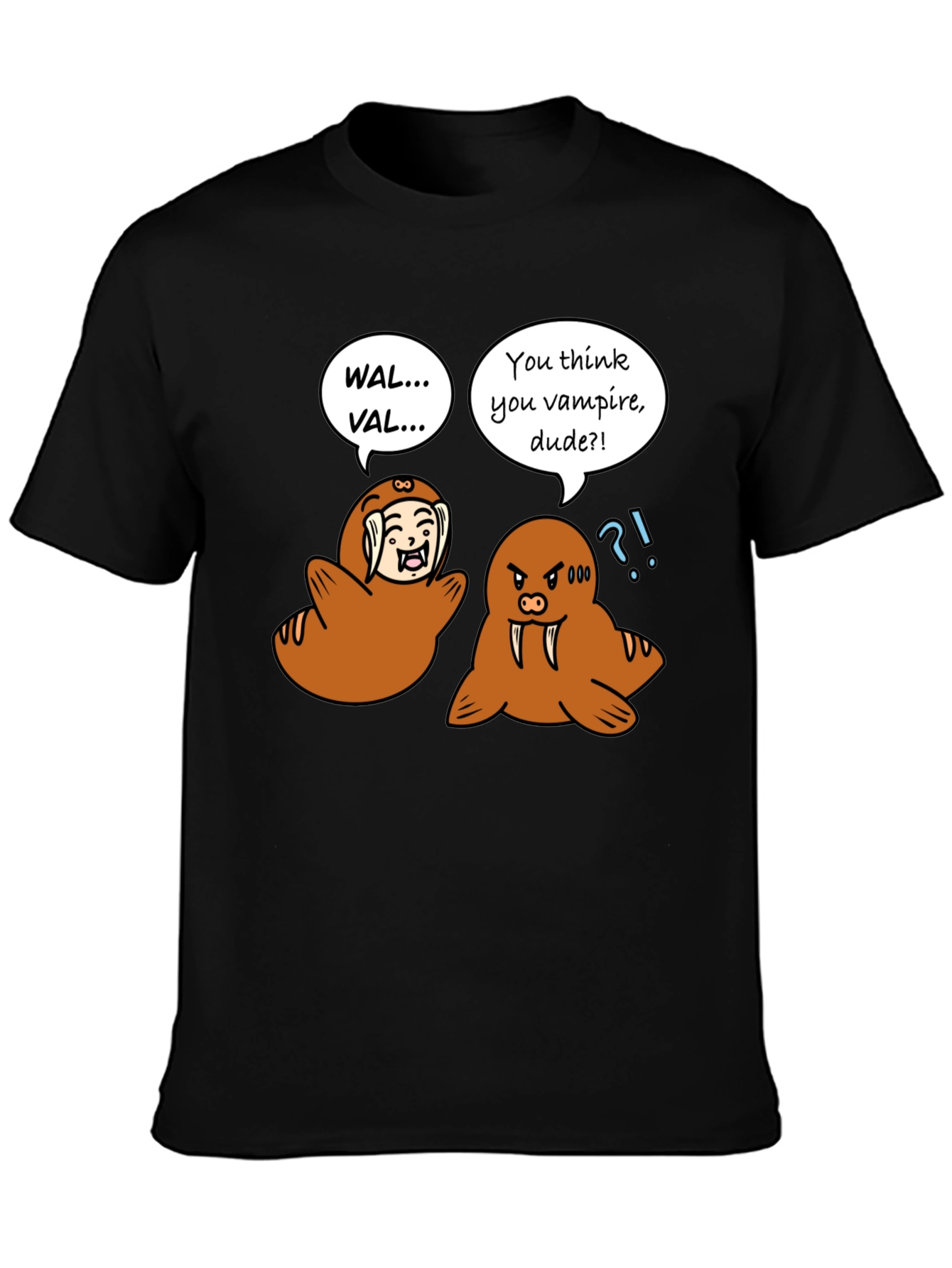 Walrus Vampire Graphic Tee