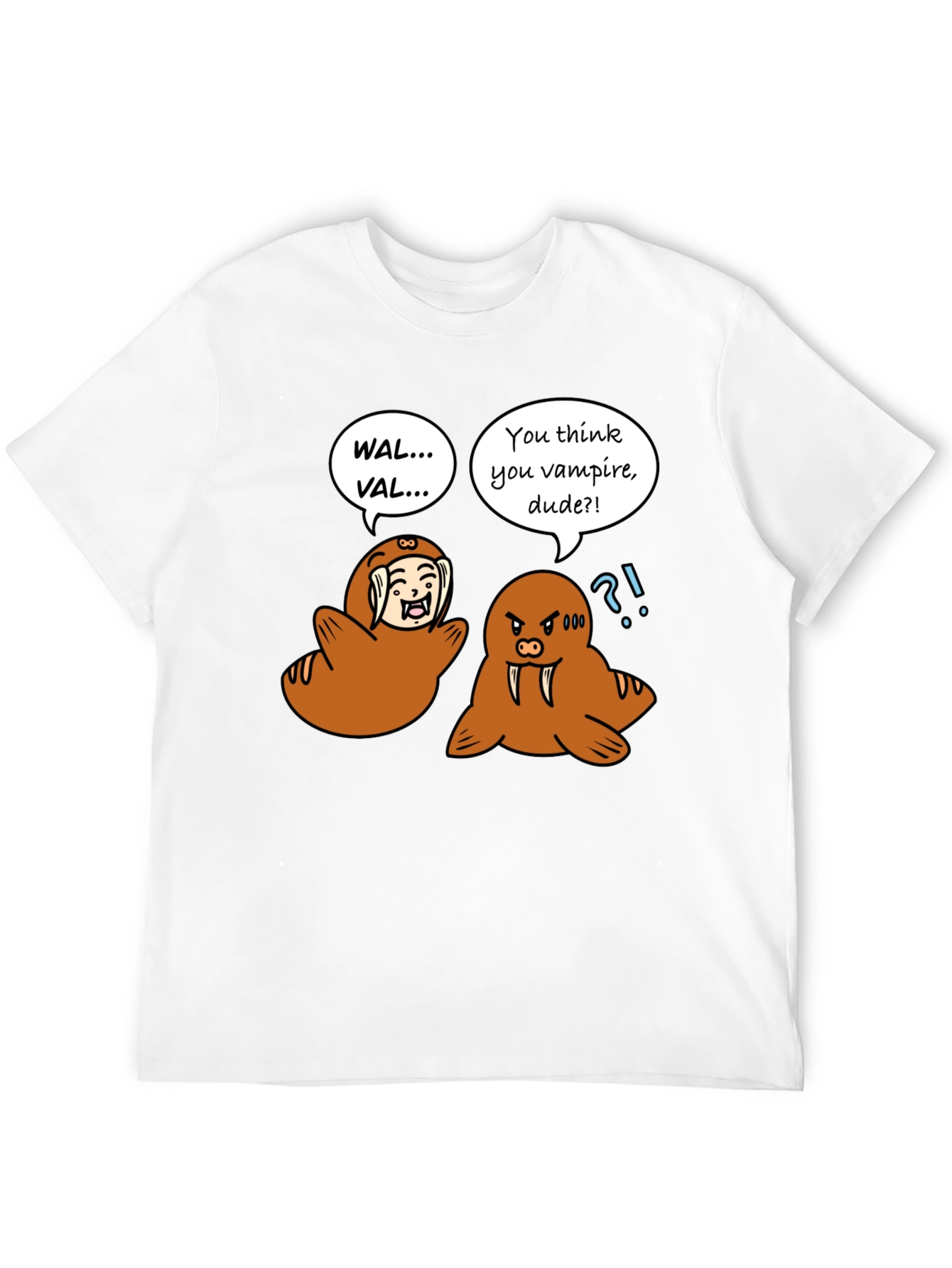 Walrus Vampire Graphic Tee