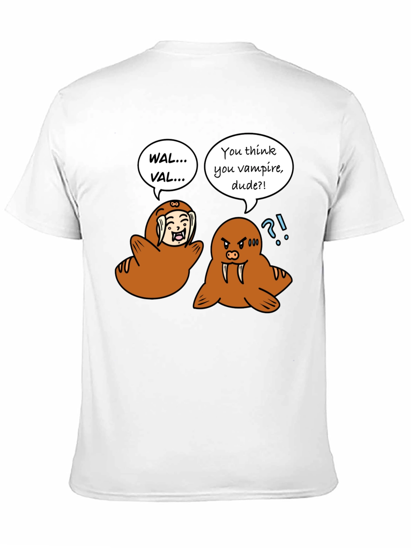 Walrus Vampire Graphic Tee