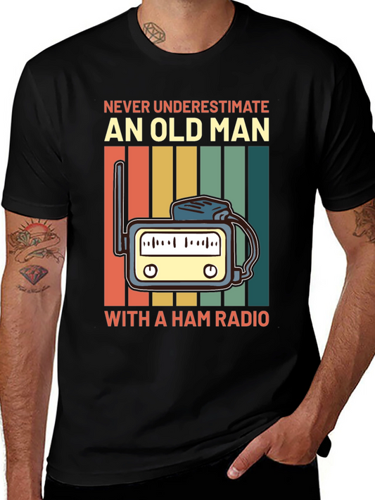Ham Radio Old Man T-Shirt - Funny Amateur Radio Tee