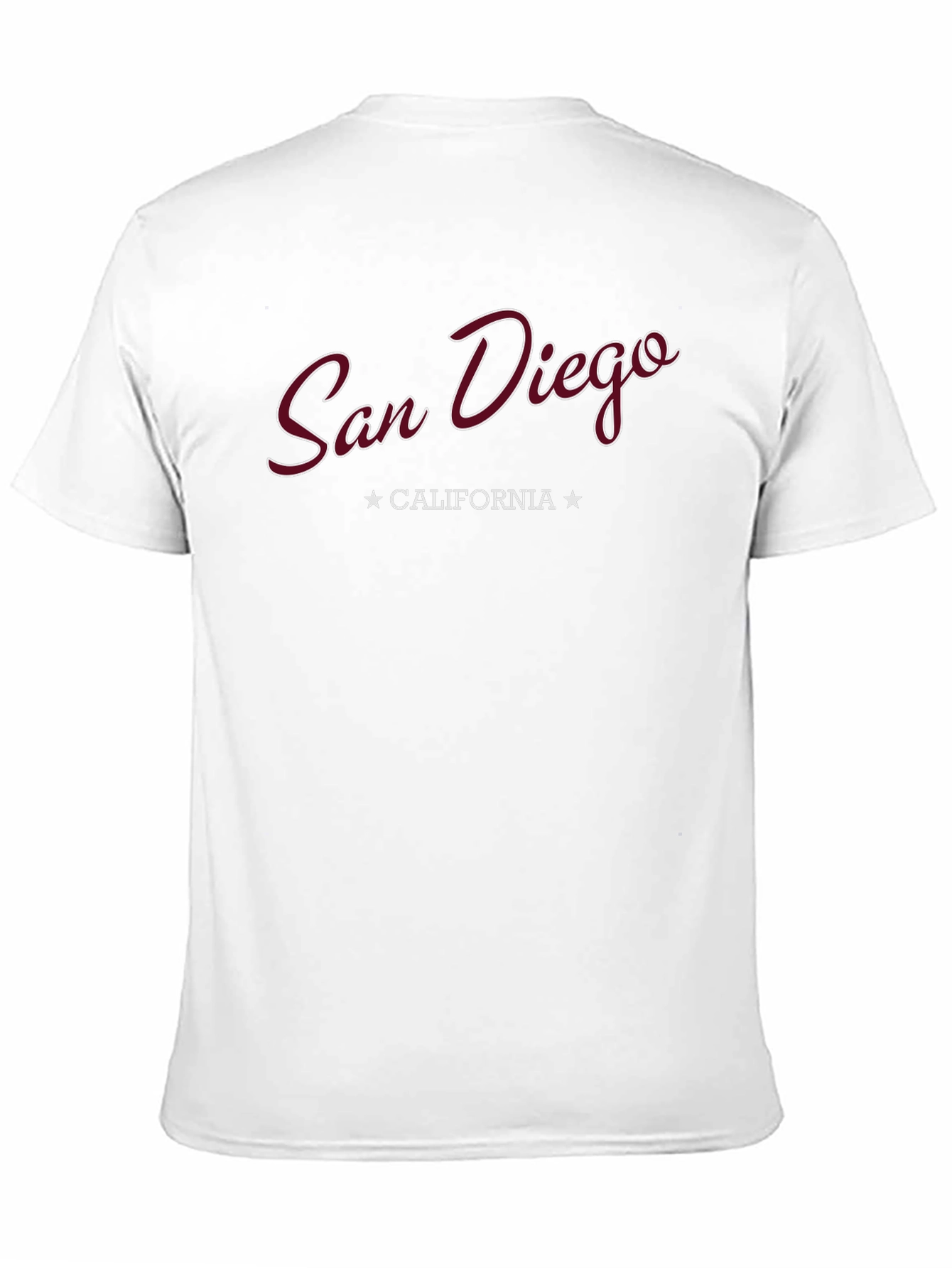 San Diego California Graphic Tee - Black