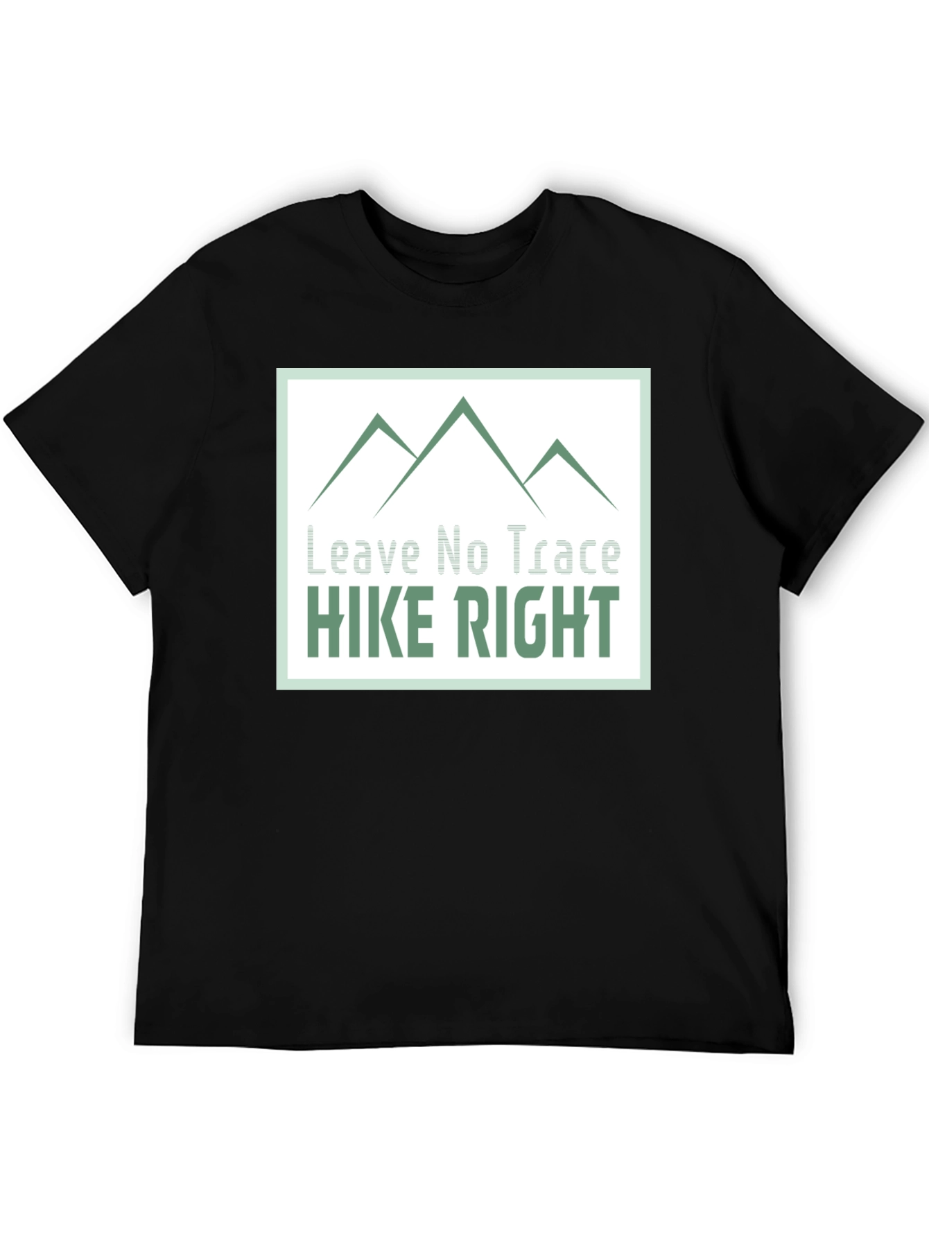 Hike Right Graphic Tee - Leave No Trace Design