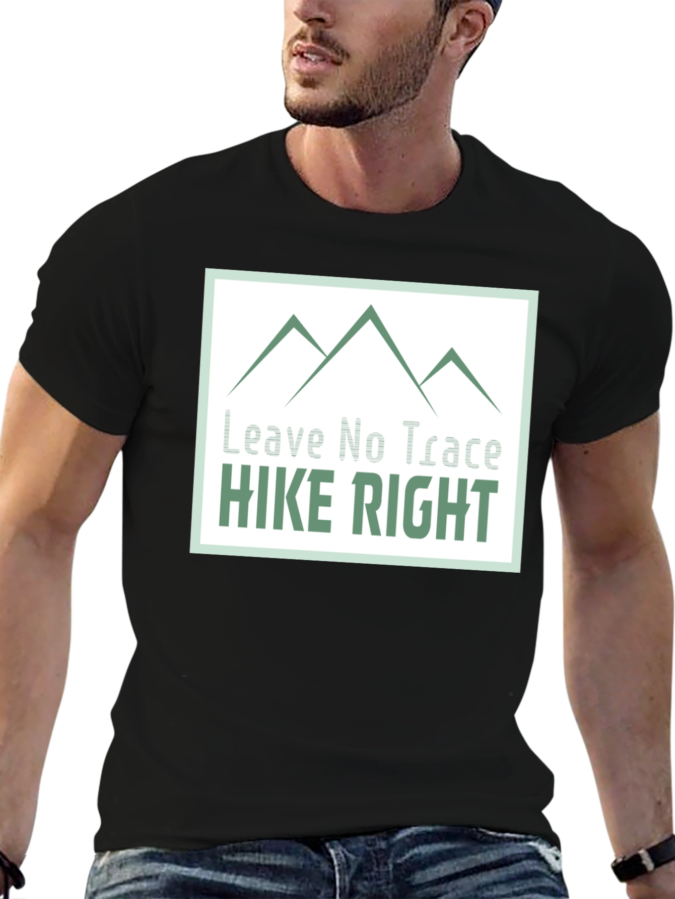 Hike Right Graphic Tee - Leave No Trace Design