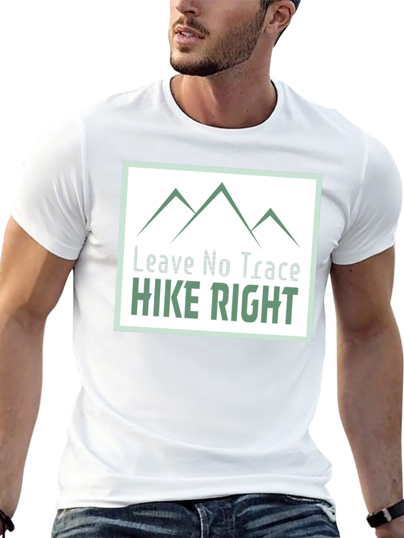 Hike Right Graphic Tee - Leave No Trace Design