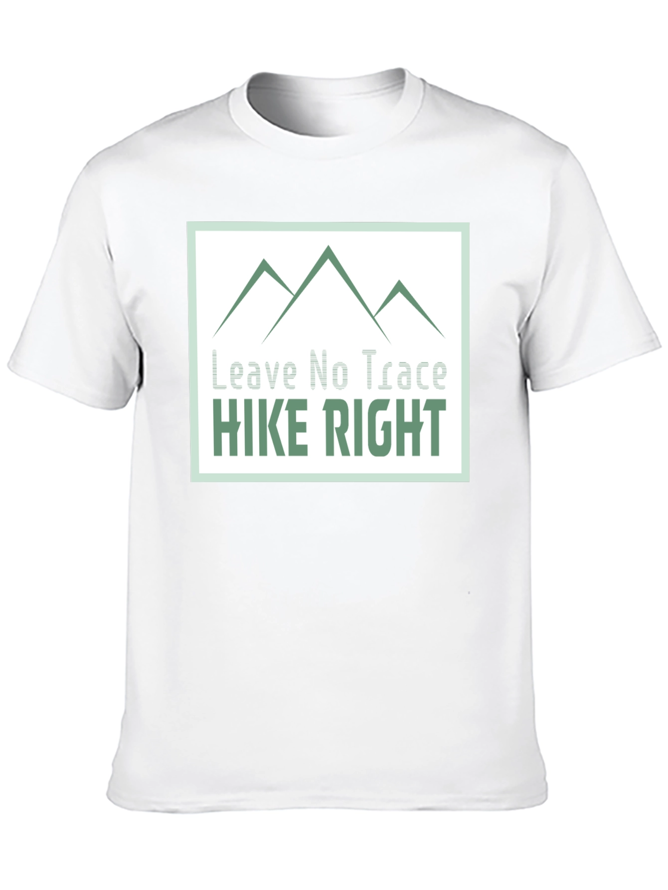 Hike Right Graphic Tee - Leave No Trace Design