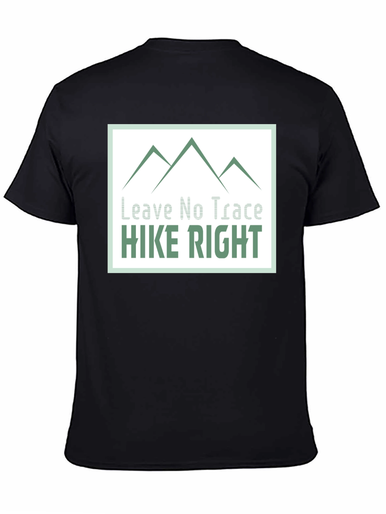 Hike Right Graphic Tee - Leave No Trace Design