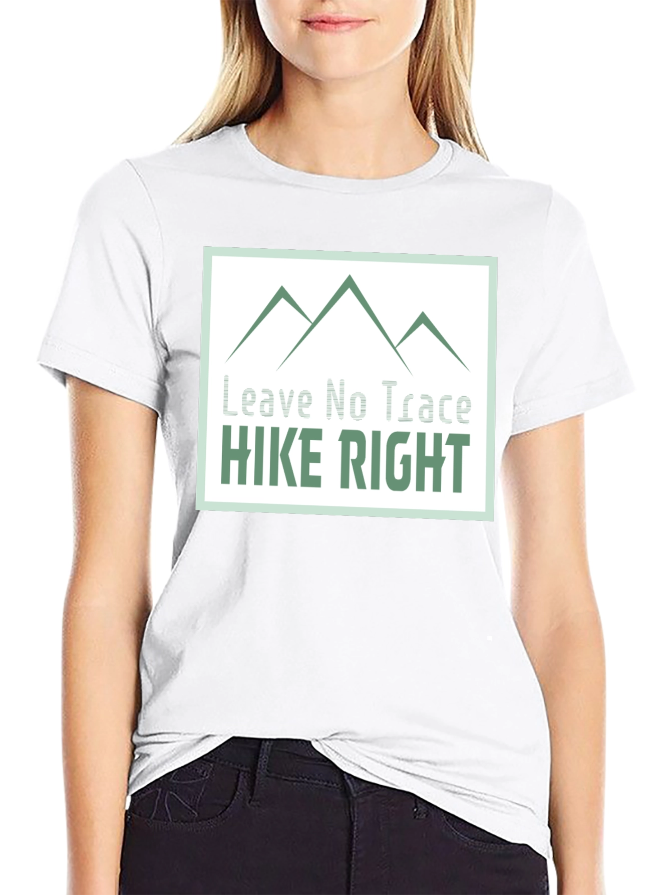 Hike Right Graphic Tee - Leave No Trace Design