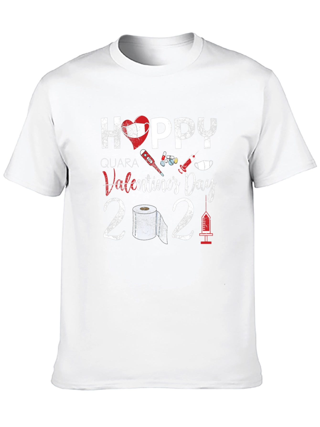 Quarantine Valentines Day T-Shirt