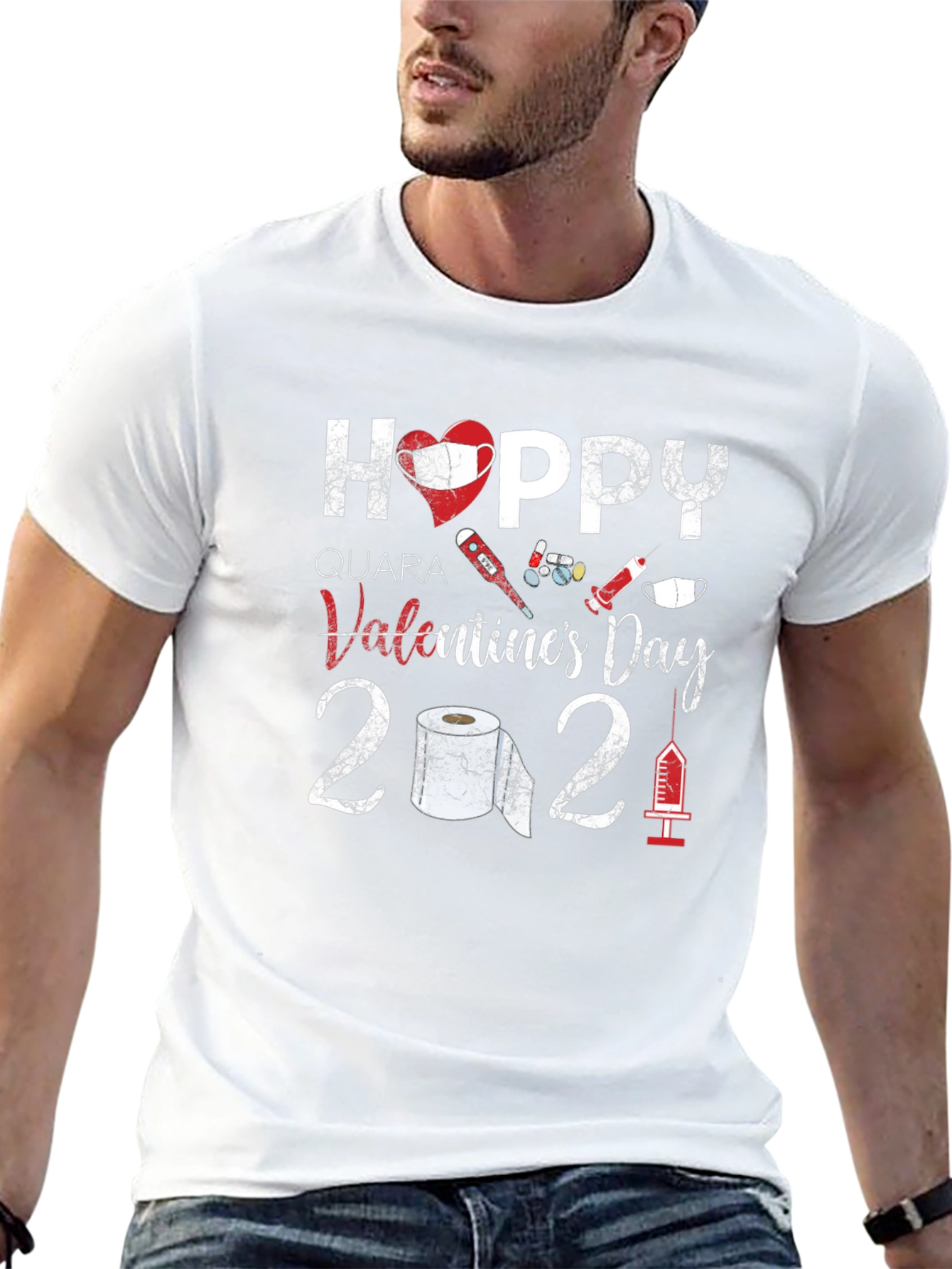 Quarantine Valentines Day T-Shirt