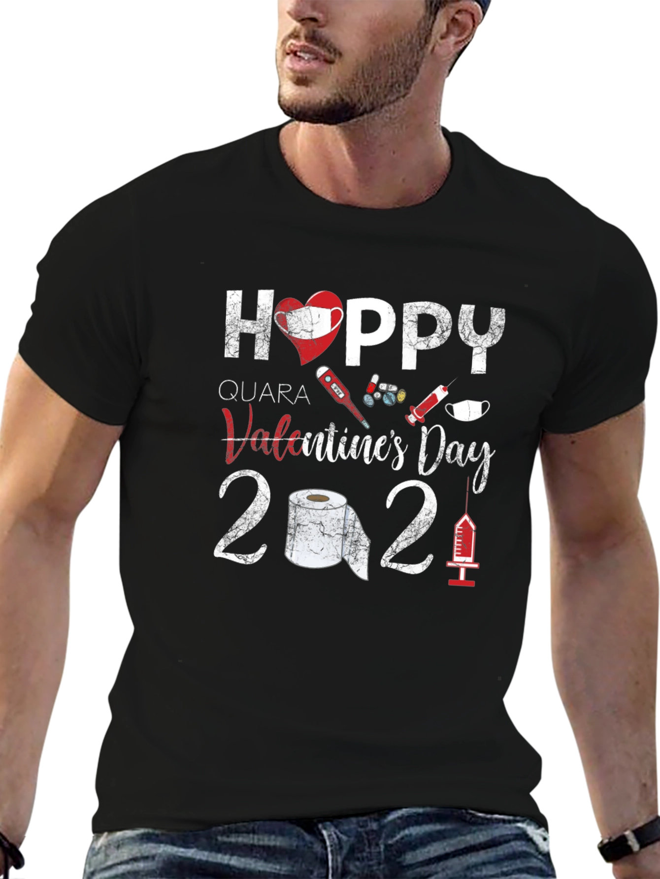Quarantine Valentines Day T-Shirt