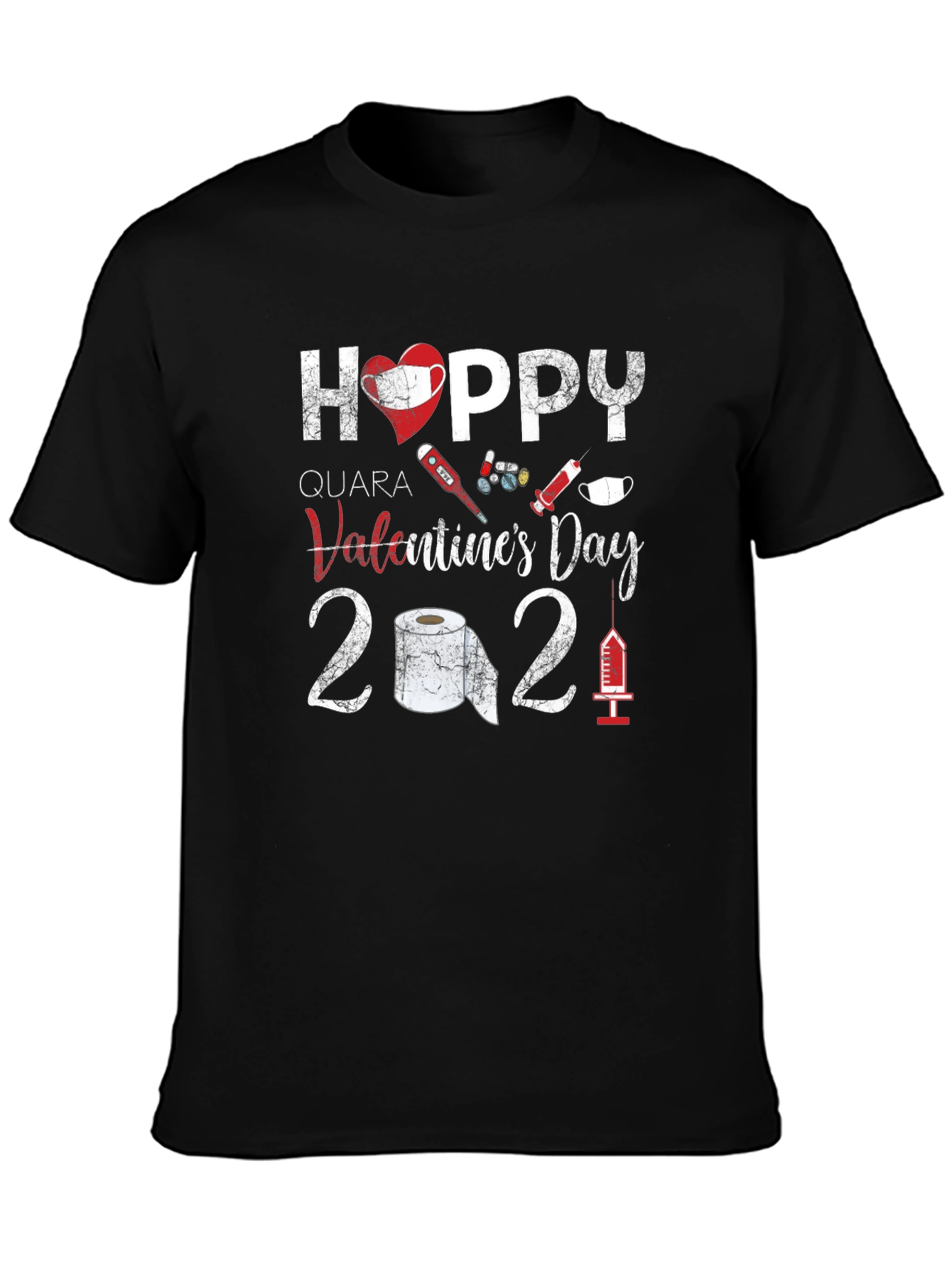 Quarantine Valentines Day T-Shirt