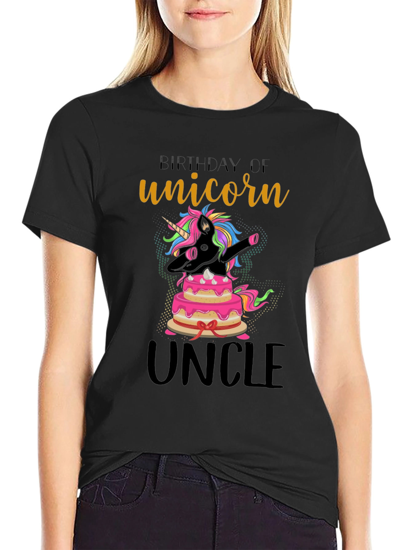 Unicorn Uncle Birthday T-Shirt