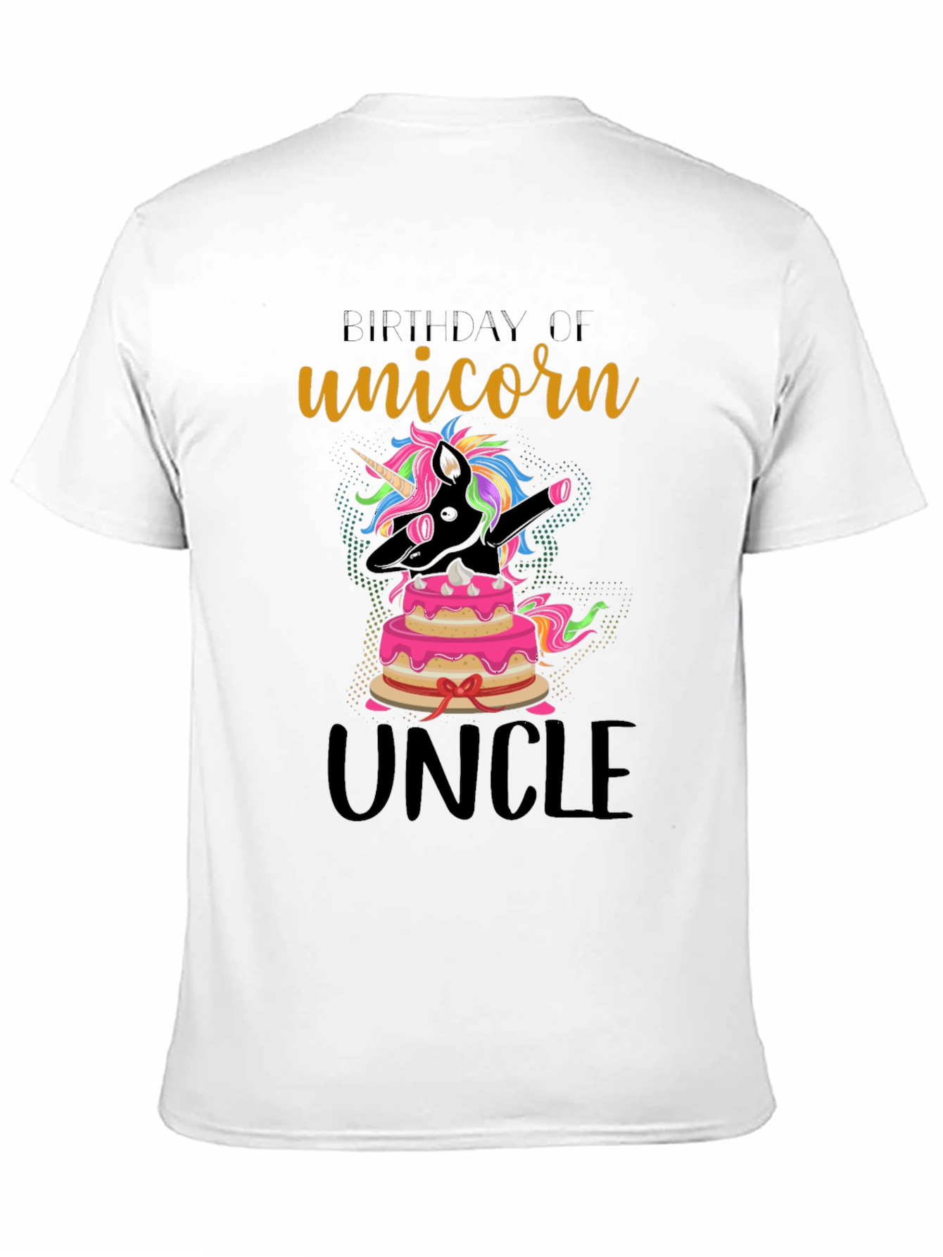 Unicorn Uncle Birthday T-Shirt