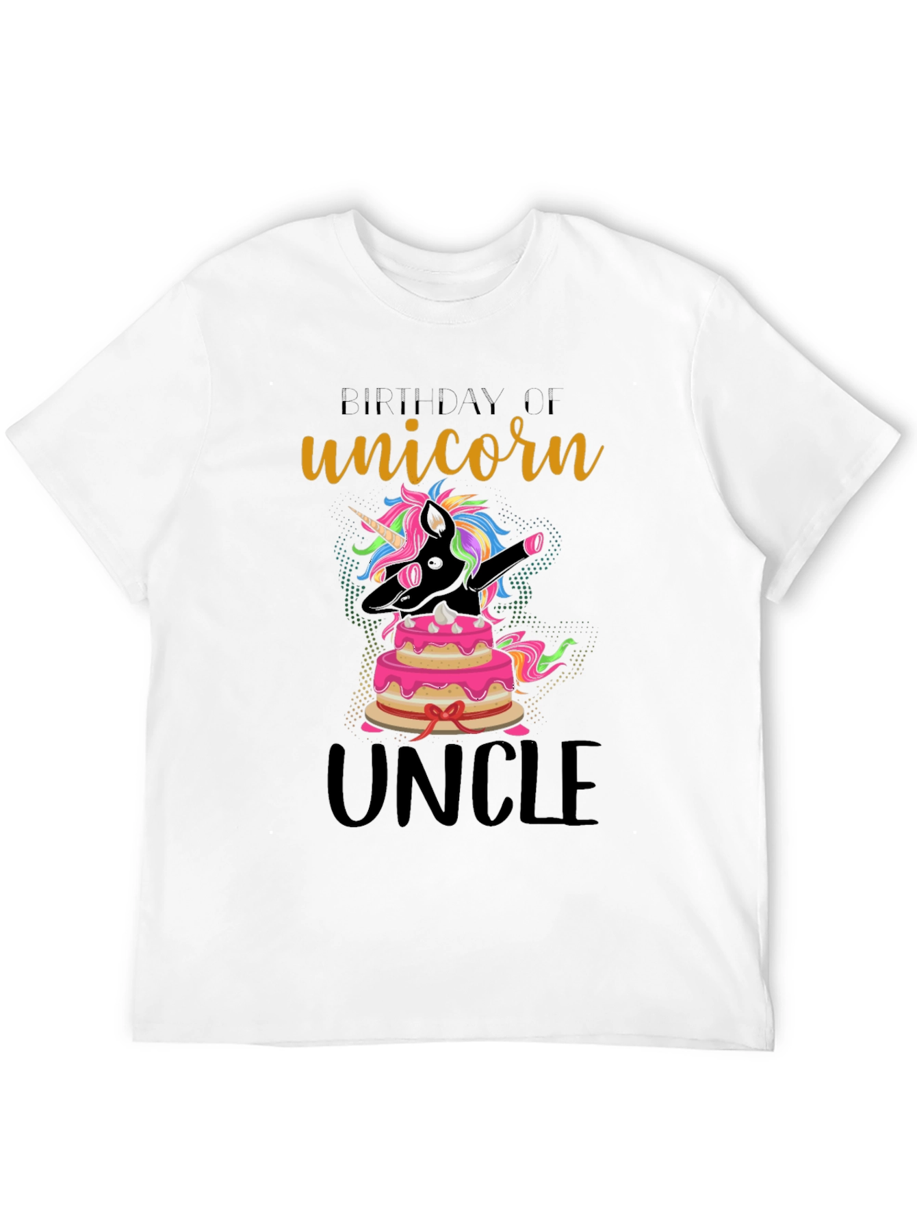 Unicorn Uncle Birthday T-Shirt