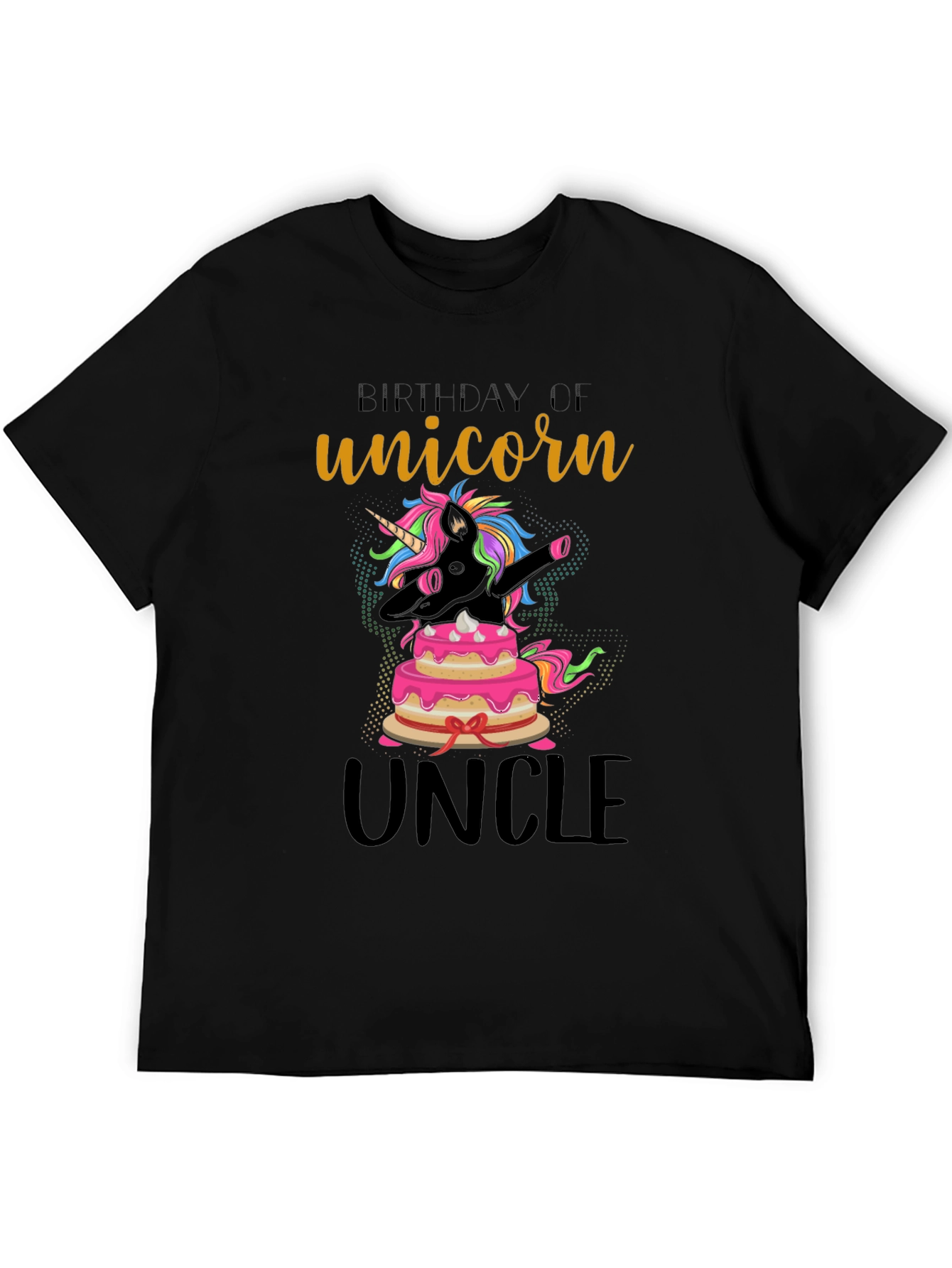 Unicorn Uncle Birthday T-Shirt