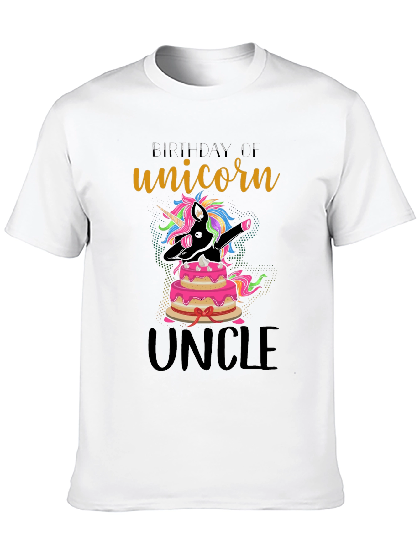 Unicorn Uncle Birthday T-Shirt