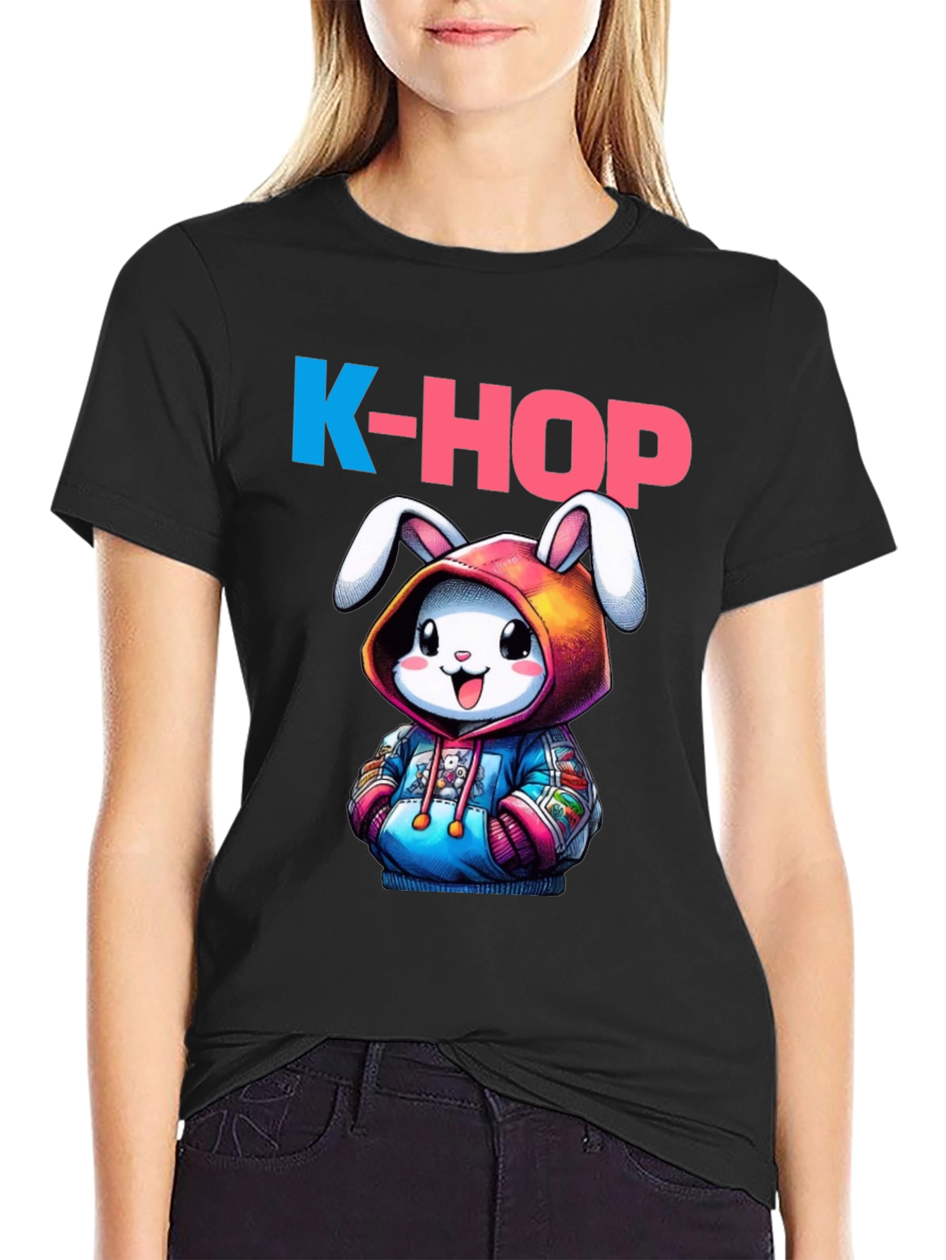 K-Hop Kawaii Bunny T-Shirt