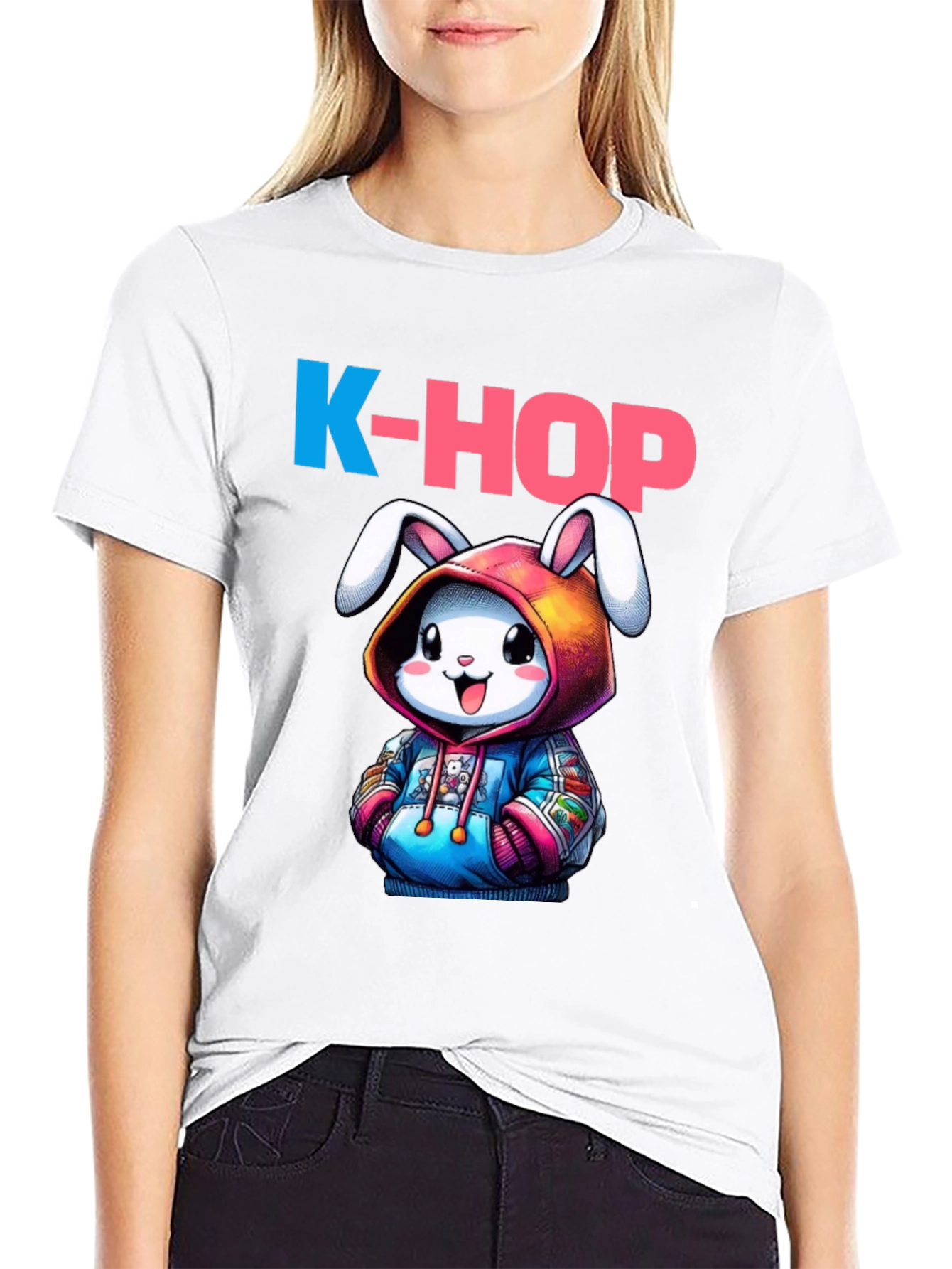 K-Hop Kawaii Bunny T-Shirt