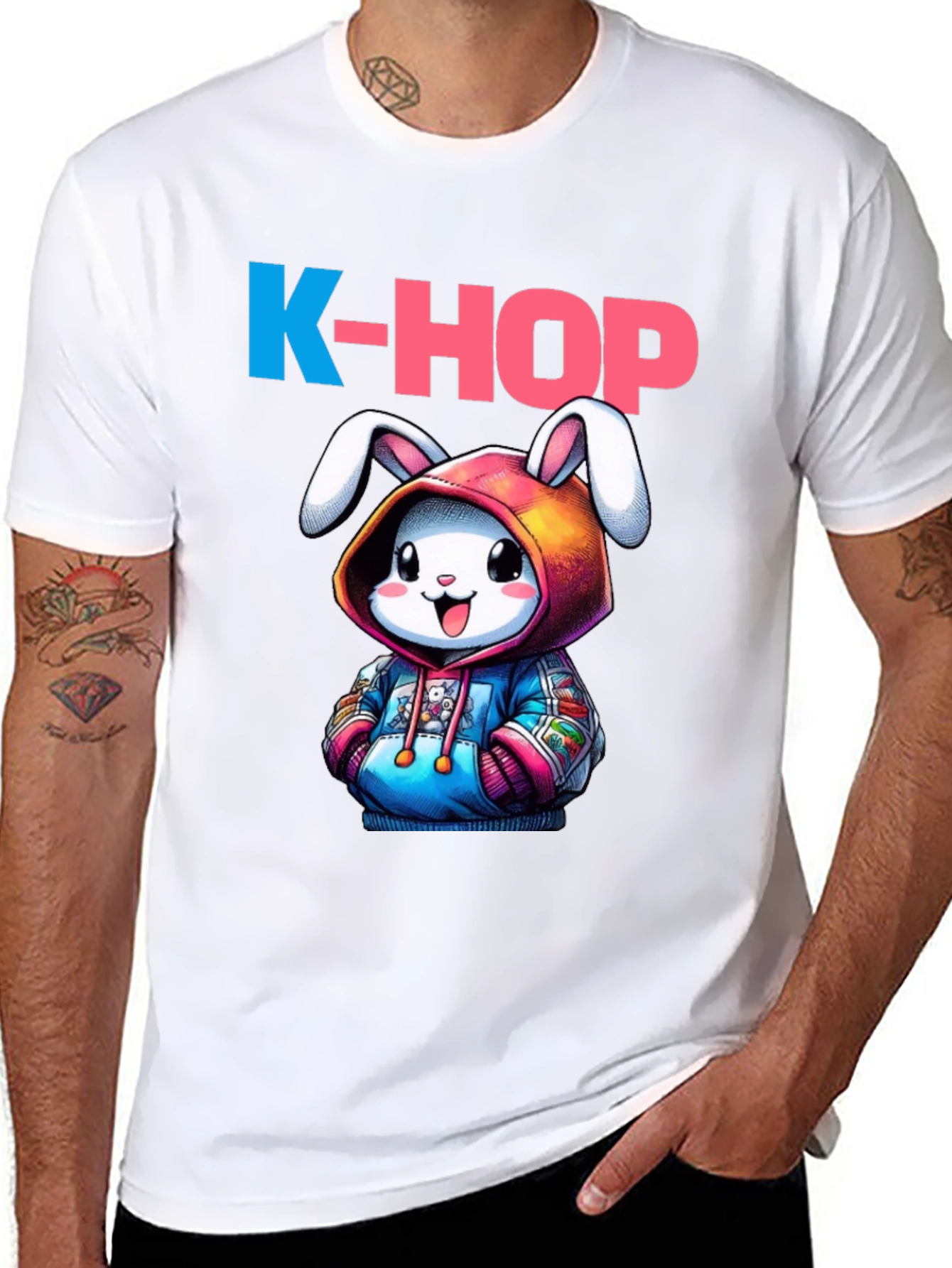 K-Hop Kawaii Bunny T-Shirt