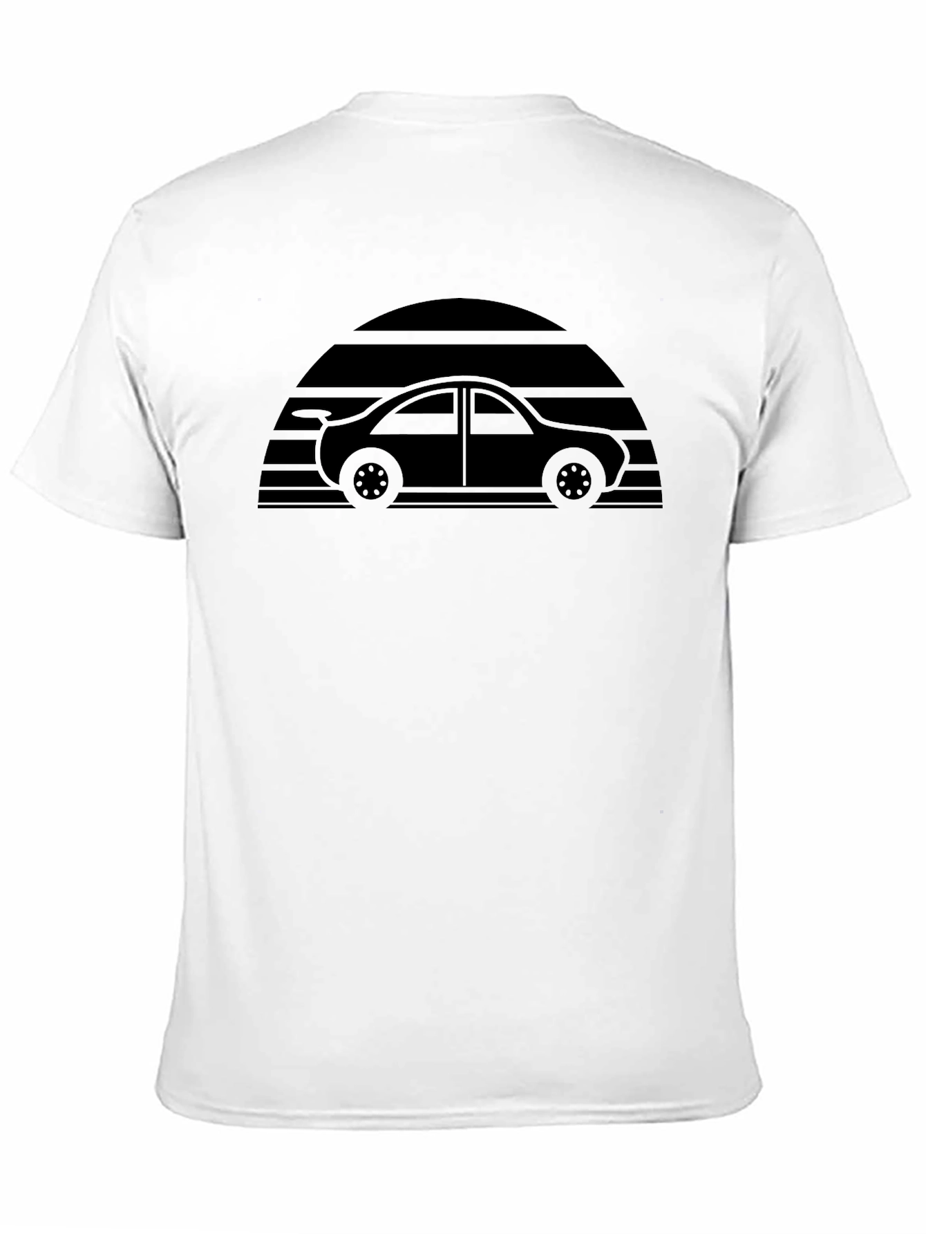 Retro Car T-Shirt - Sunset Design