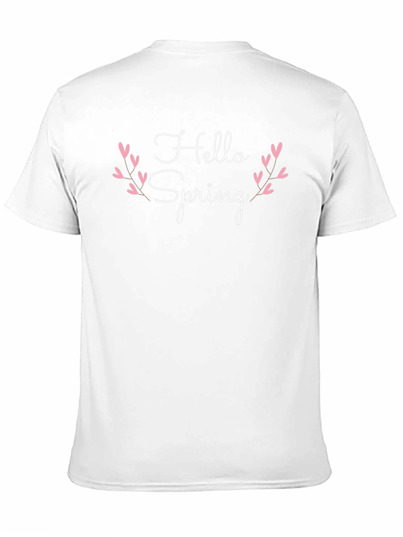 Hello Spring Black T-Shirt