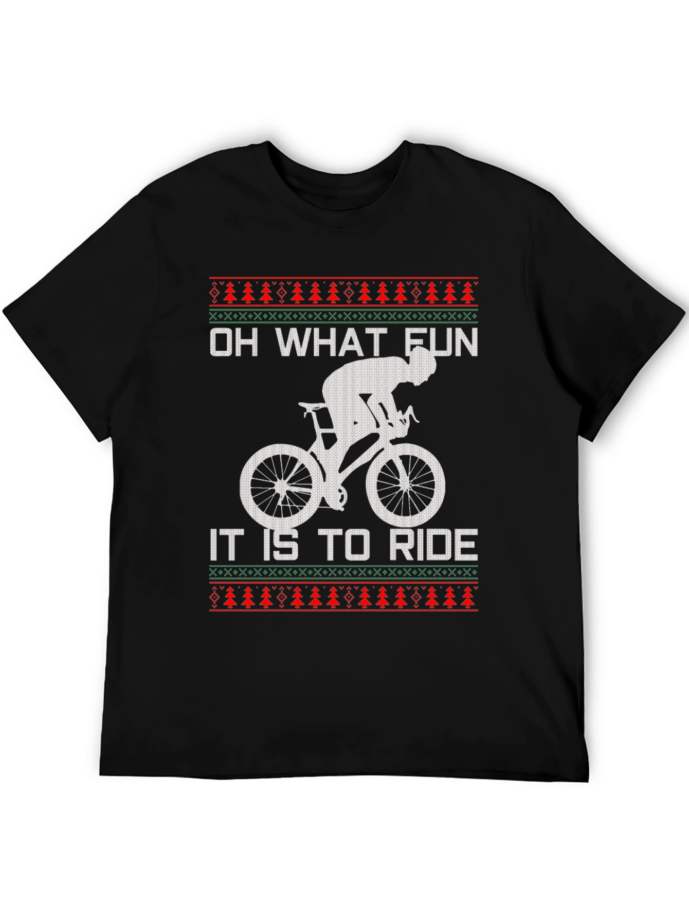 Funny Cycling Christmas T-Shirt