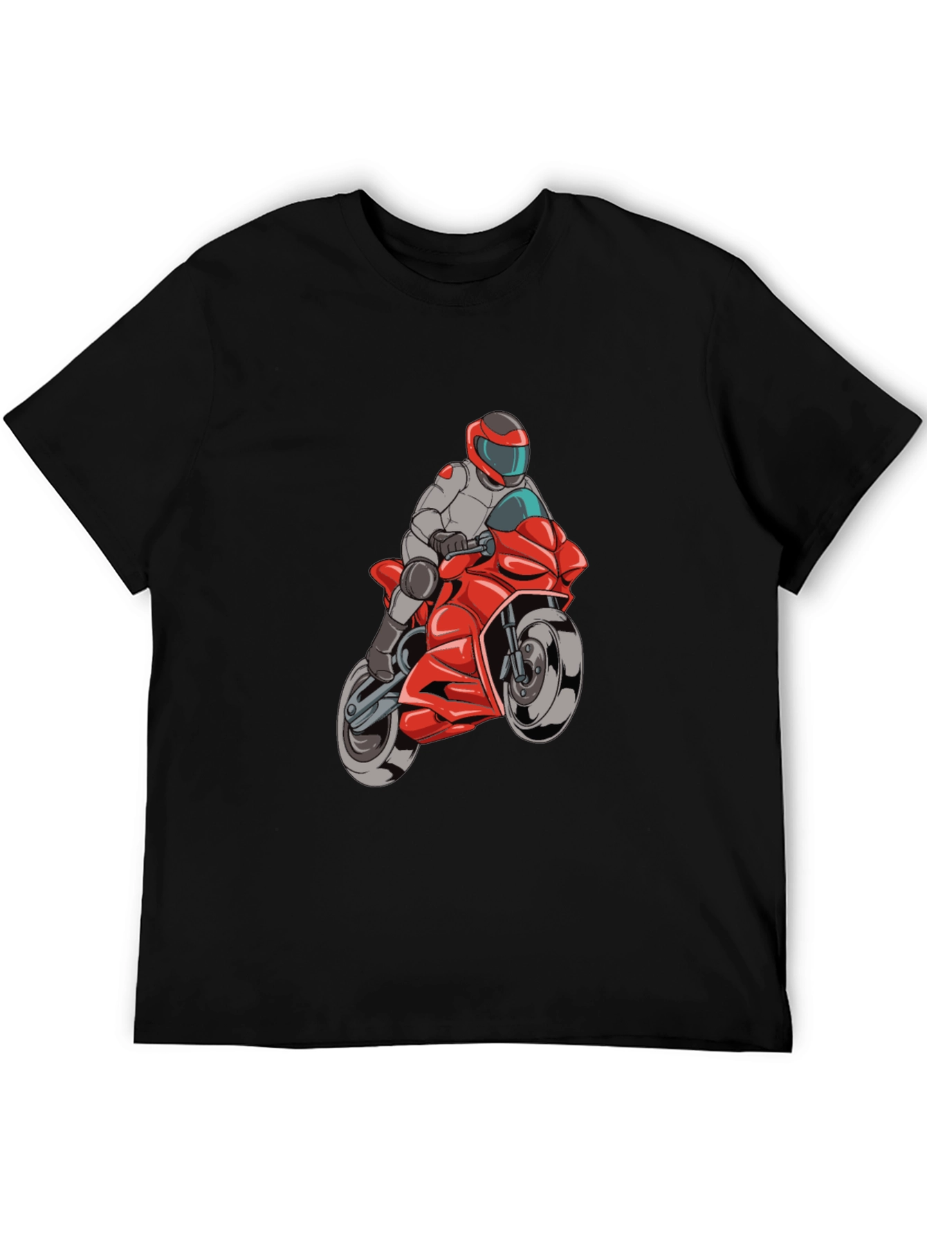 Motorcycle Rider Graphic T-Shirt