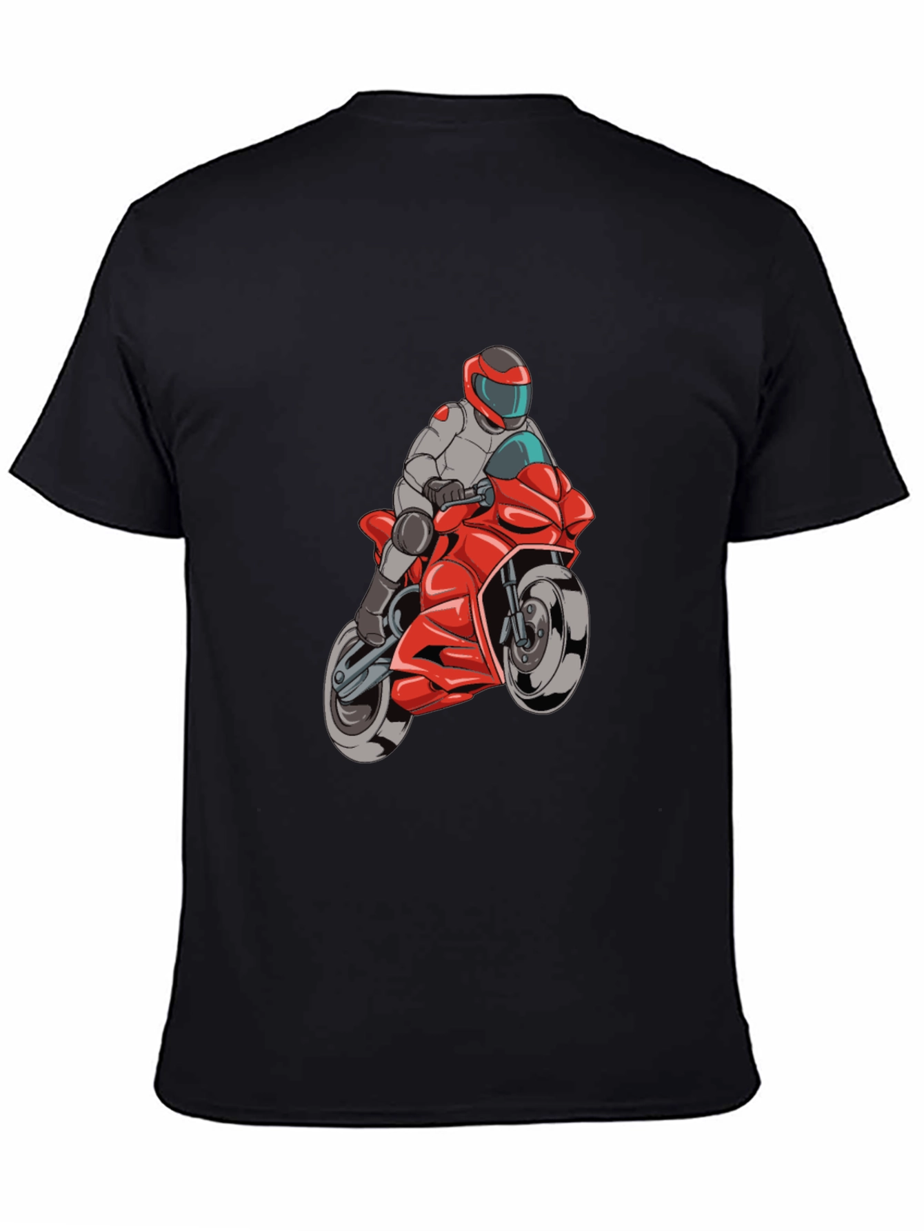 Motorcycle Rider Graphic T-Shirt