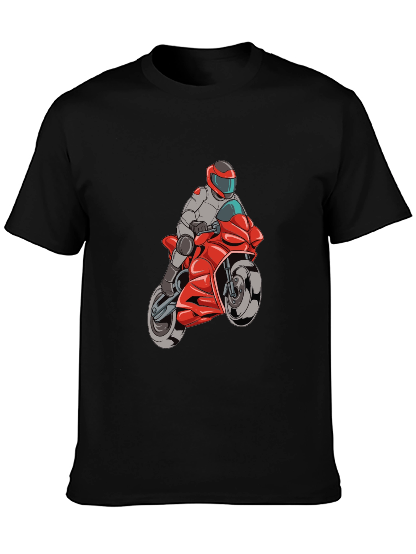Motorcycle Rider Graphic T-Shirt