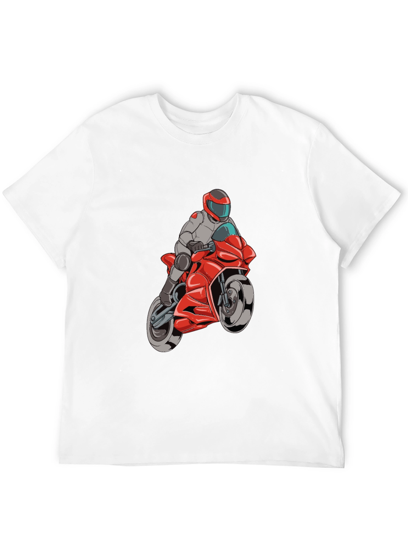 Motorcycle Rider Graphic T-Shirt