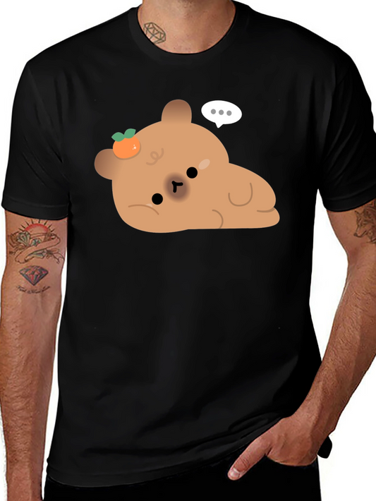 Cute Bear with Tangerine T-Shirt