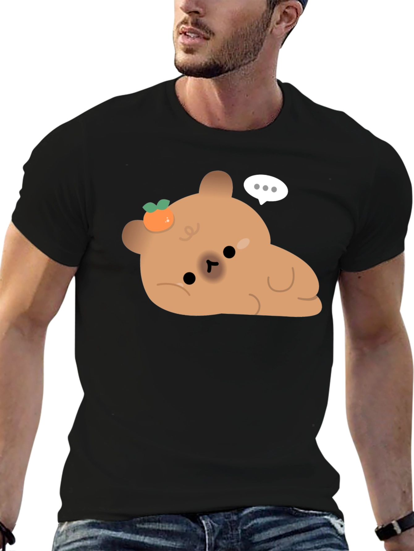 Cute Bear with Tangerine T-Shirt