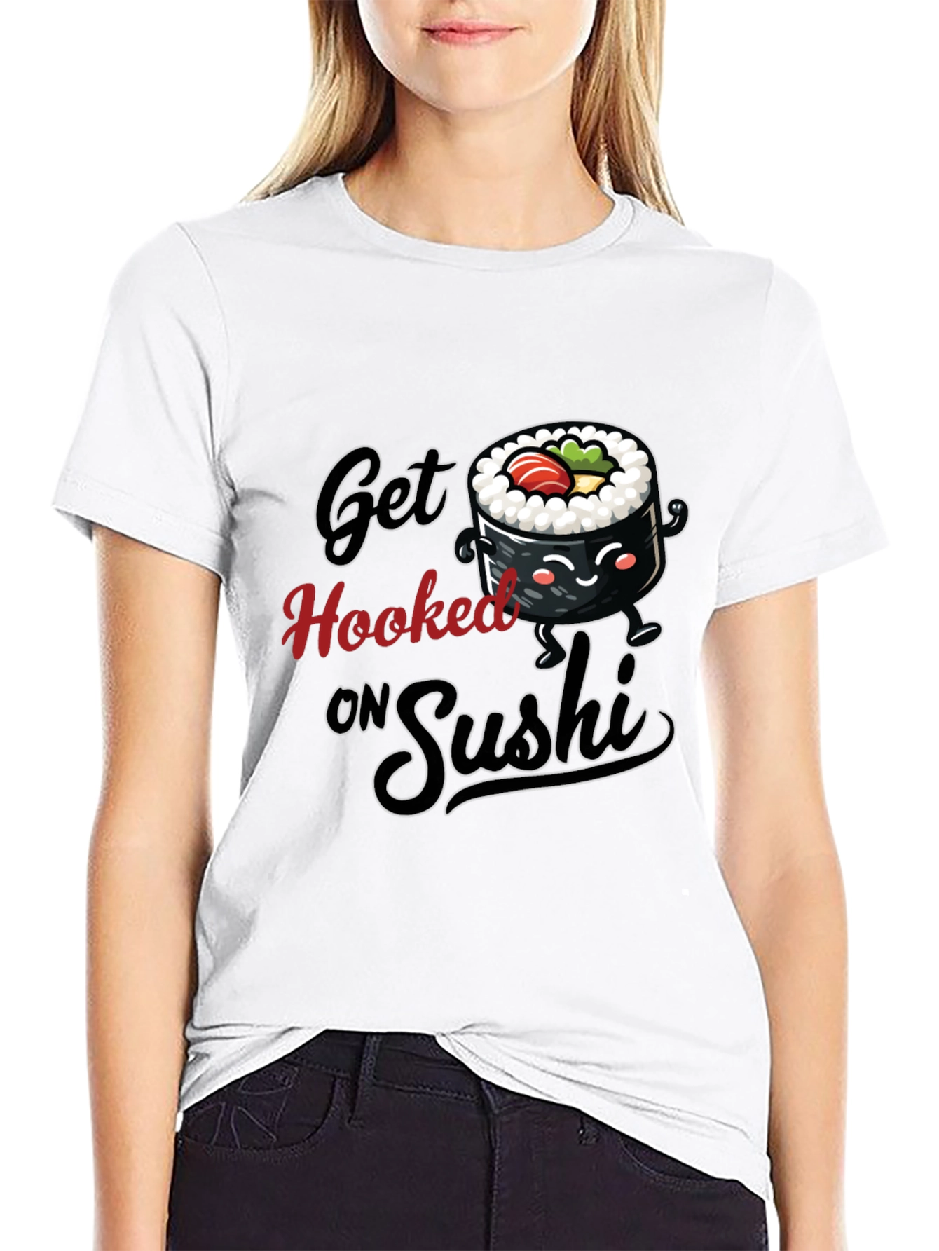 Get Hooked on Sushi Graphic Tee