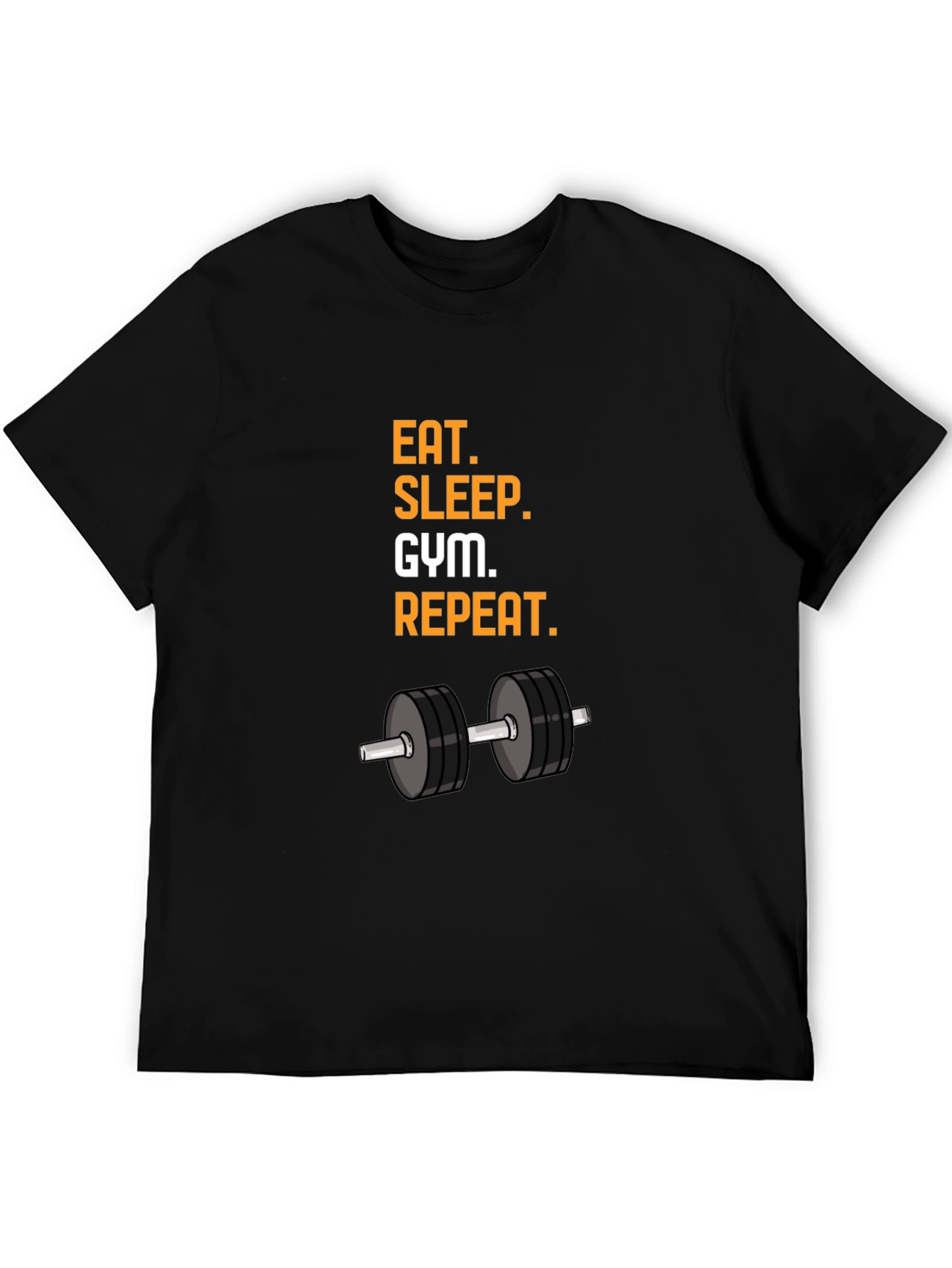 Eat Sleep Gym Repeat Graphic Tee