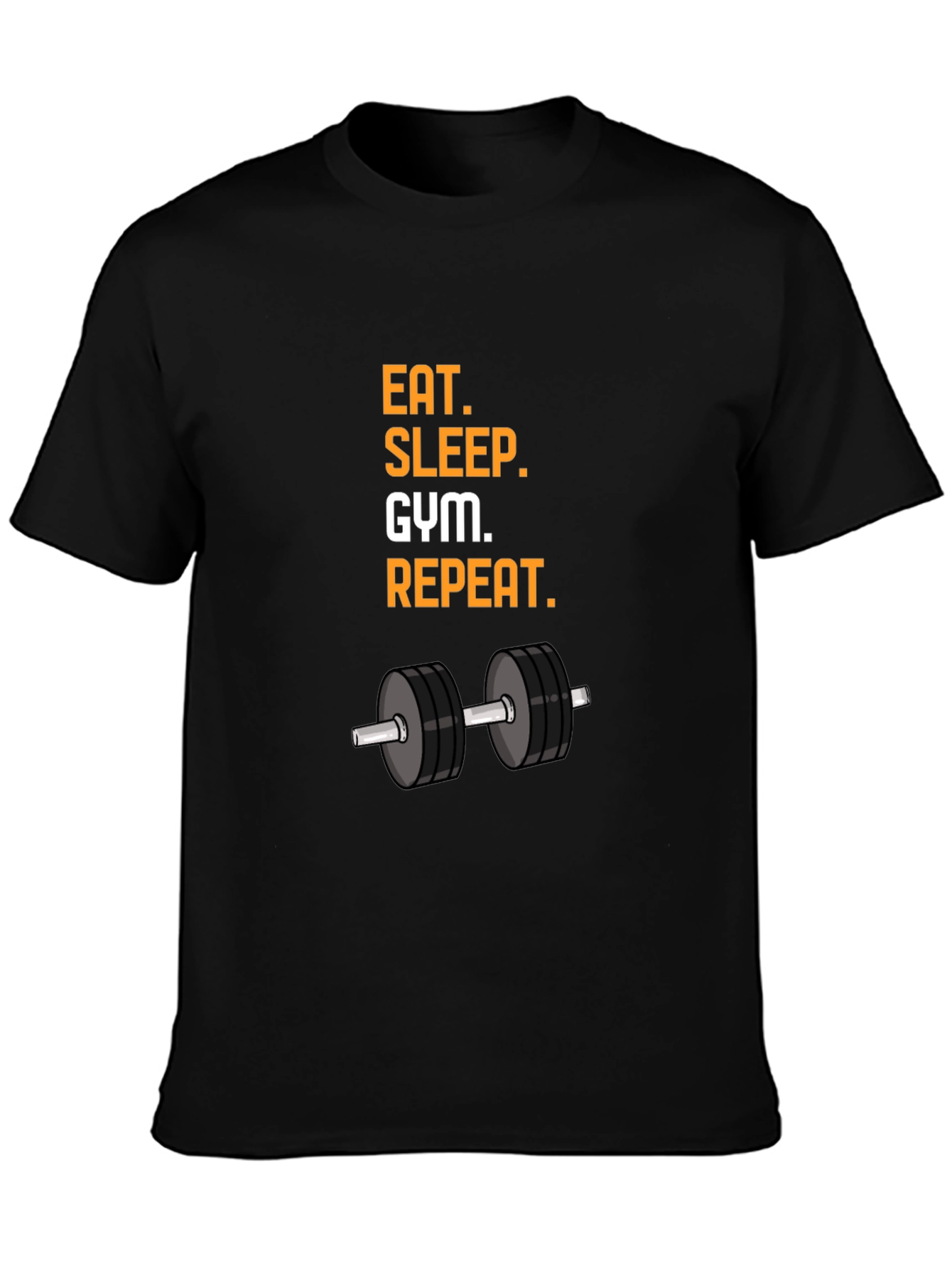 Eat Sleep Gym Repeat Graphic Tee