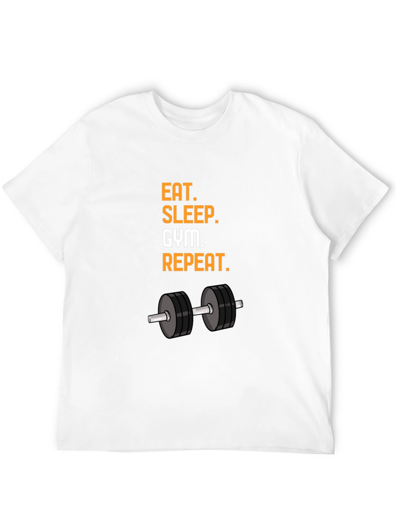 Eat Sleep Gym Repeat Graphic Tee
